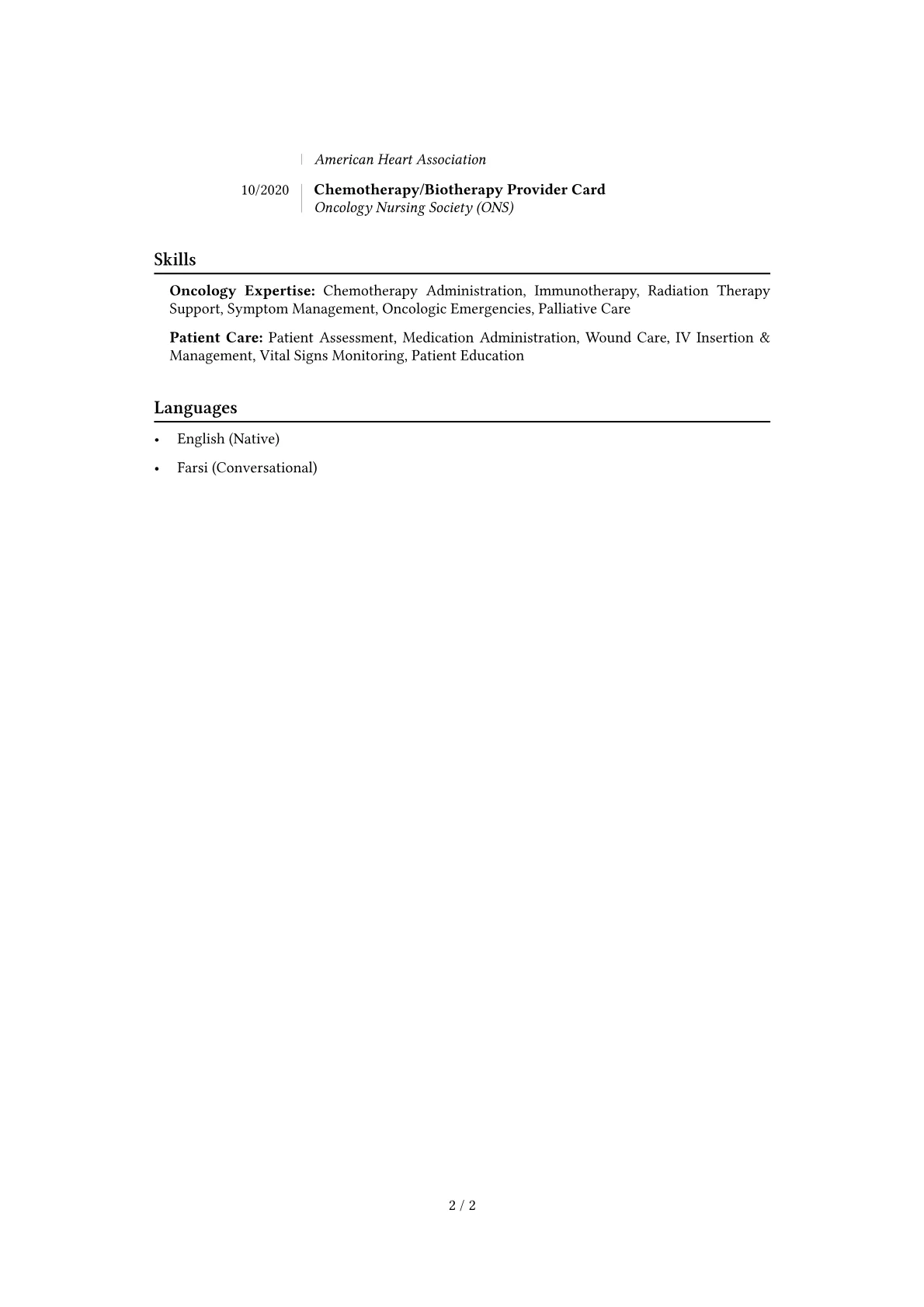Career changer version - Page 2