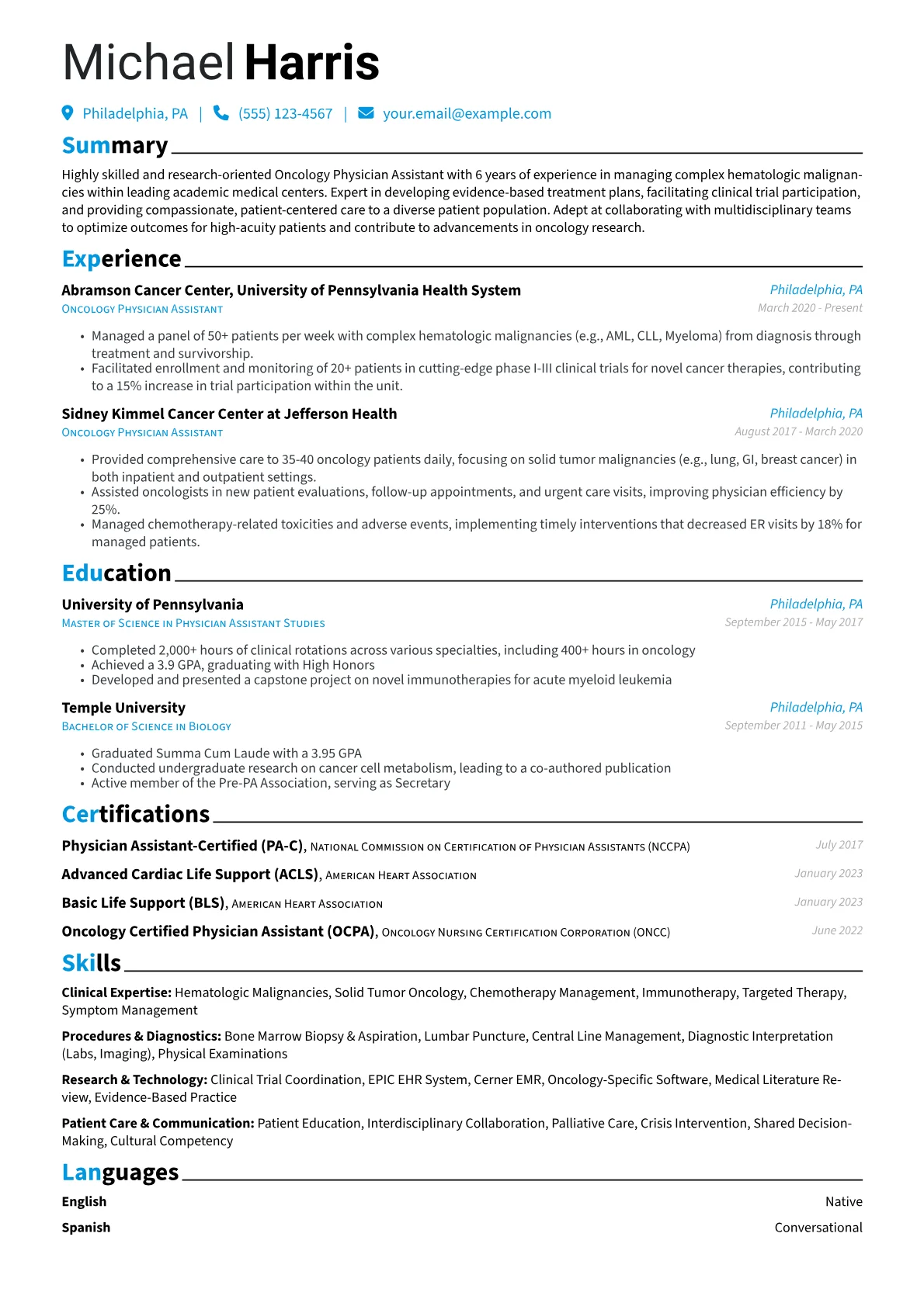 Oncology PA version - Page 1
