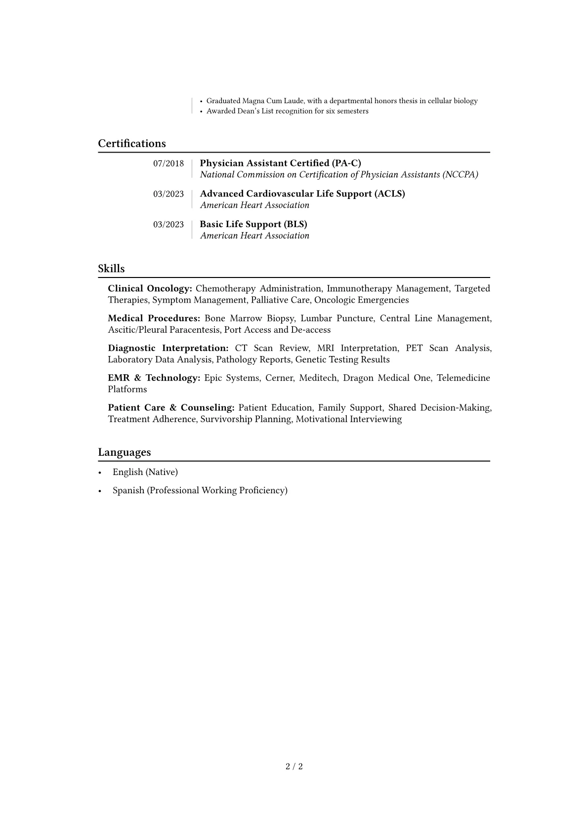 Career changer version - Page 2