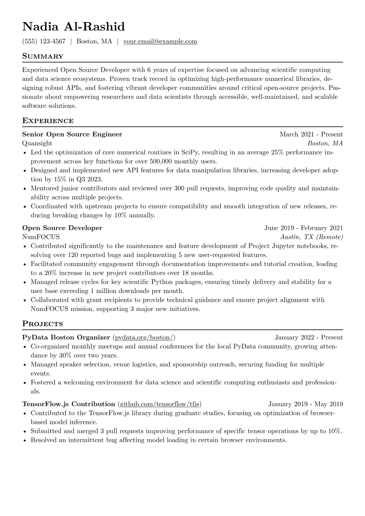 Open Source Developer version - Page 1