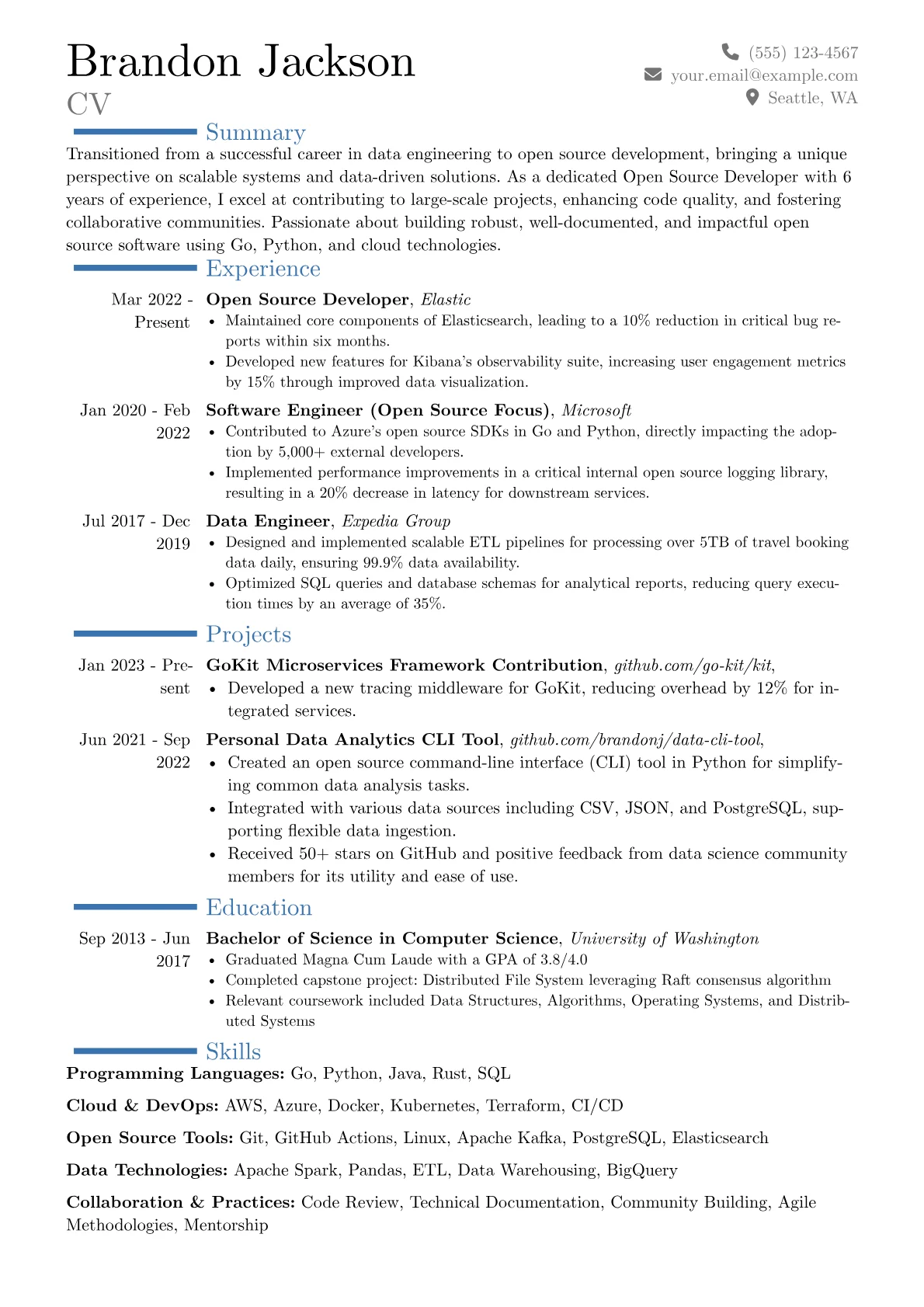 Career changer version - Page 1
