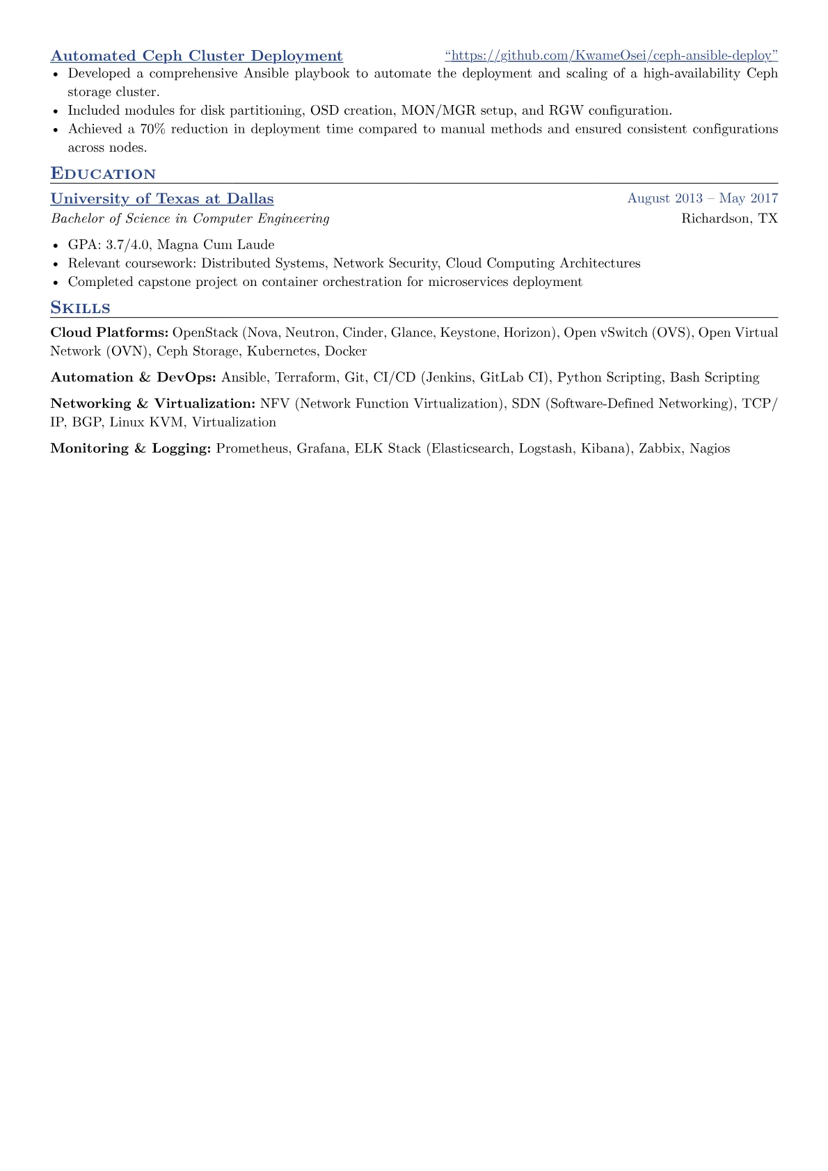 OpenStack Engineer version - Page 2