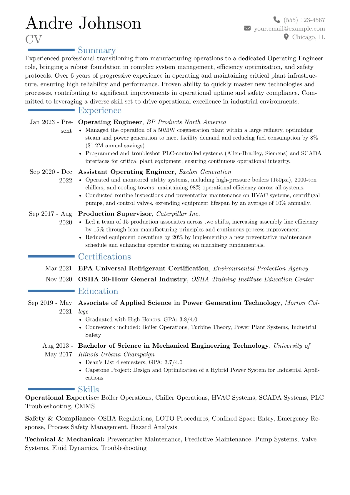 Career changer version - Page 1