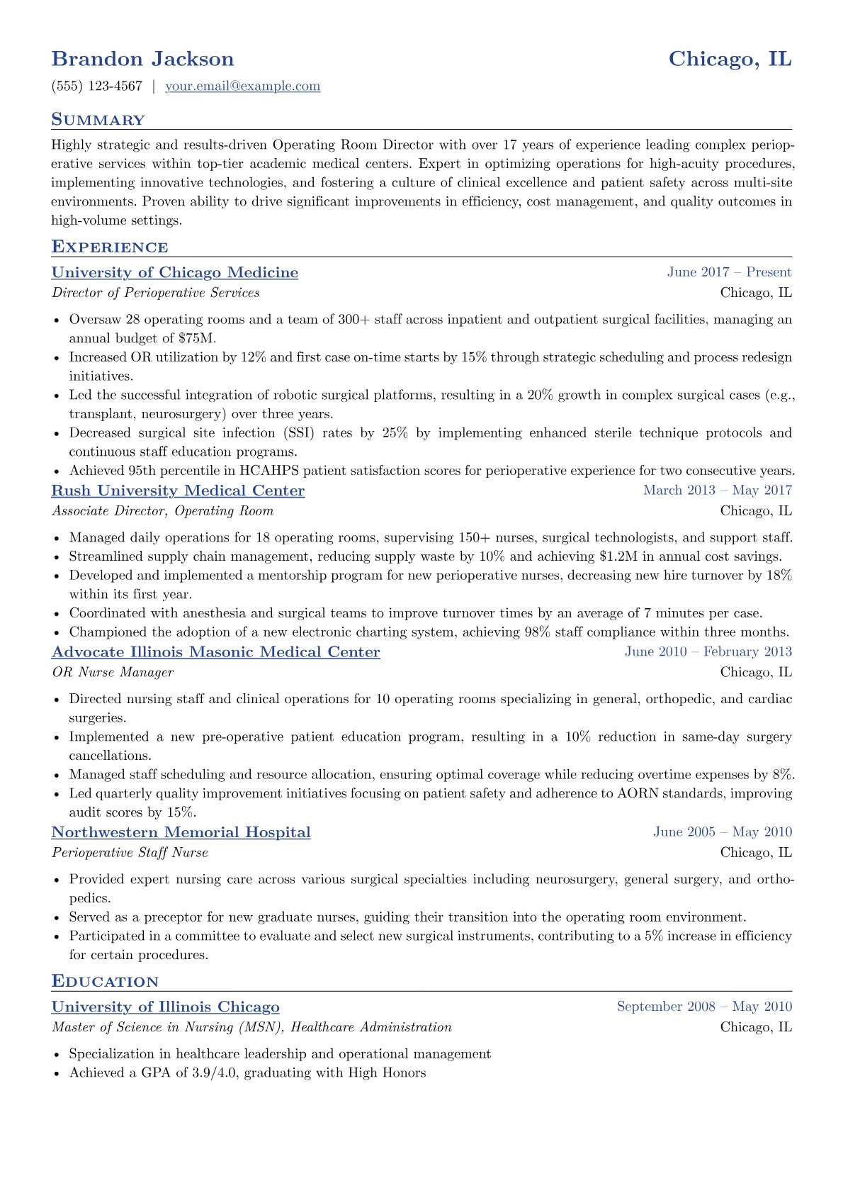 Clinical Operations version - Page 1