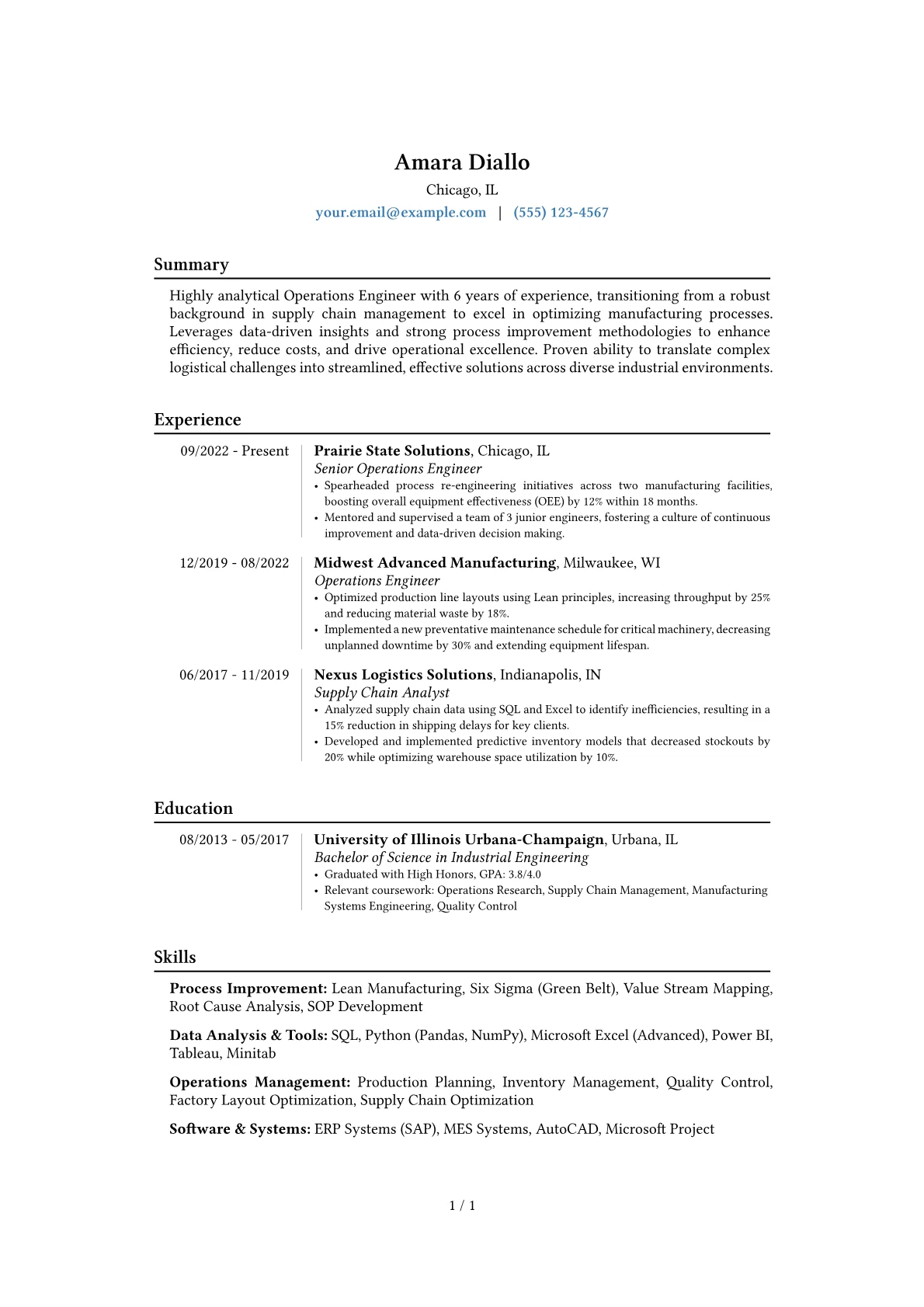 Career changer version - Page 1