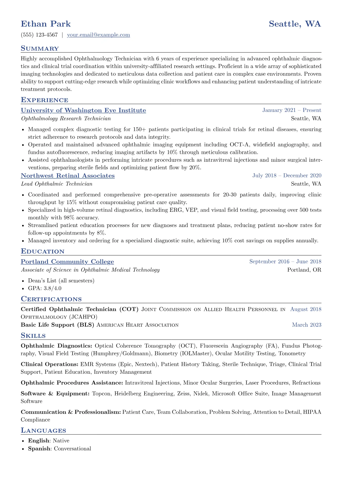 Ophthalmology version - Page 1