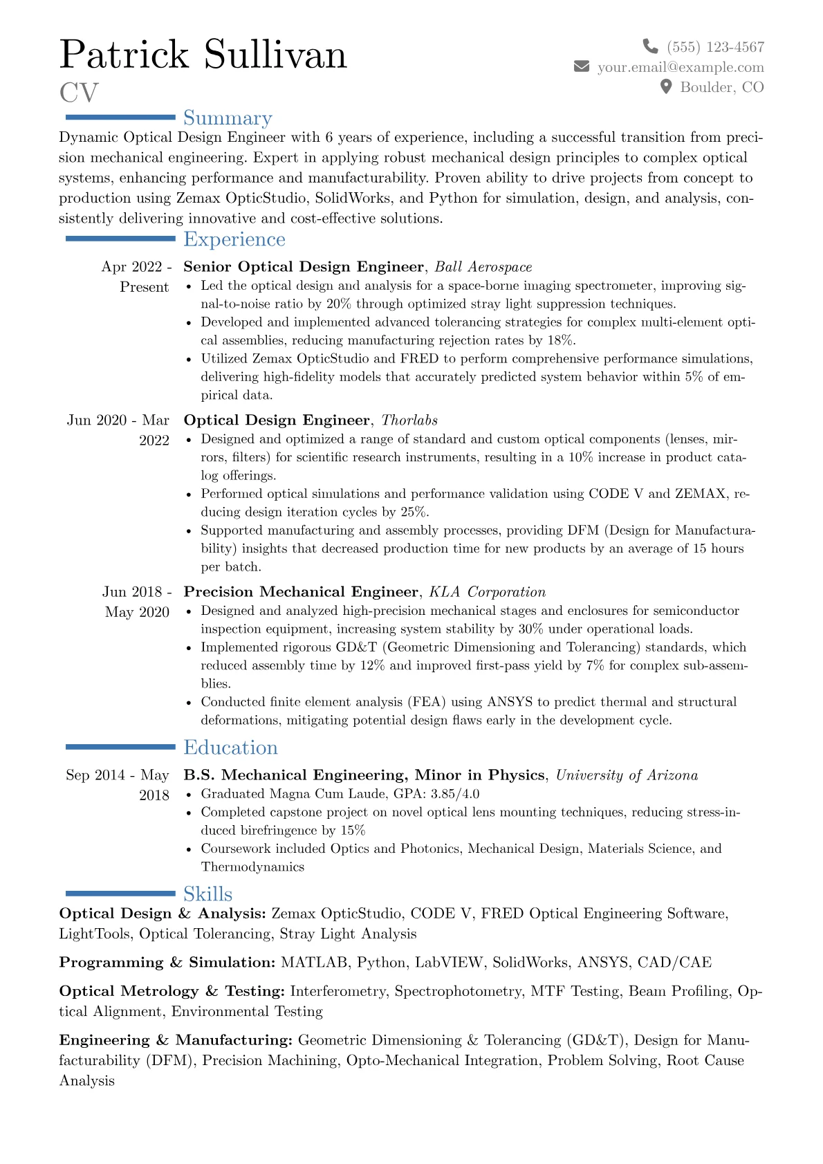 Career changer version - Page 1