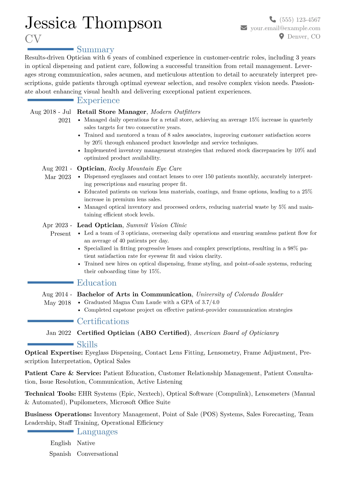 Career changer version - Page 1