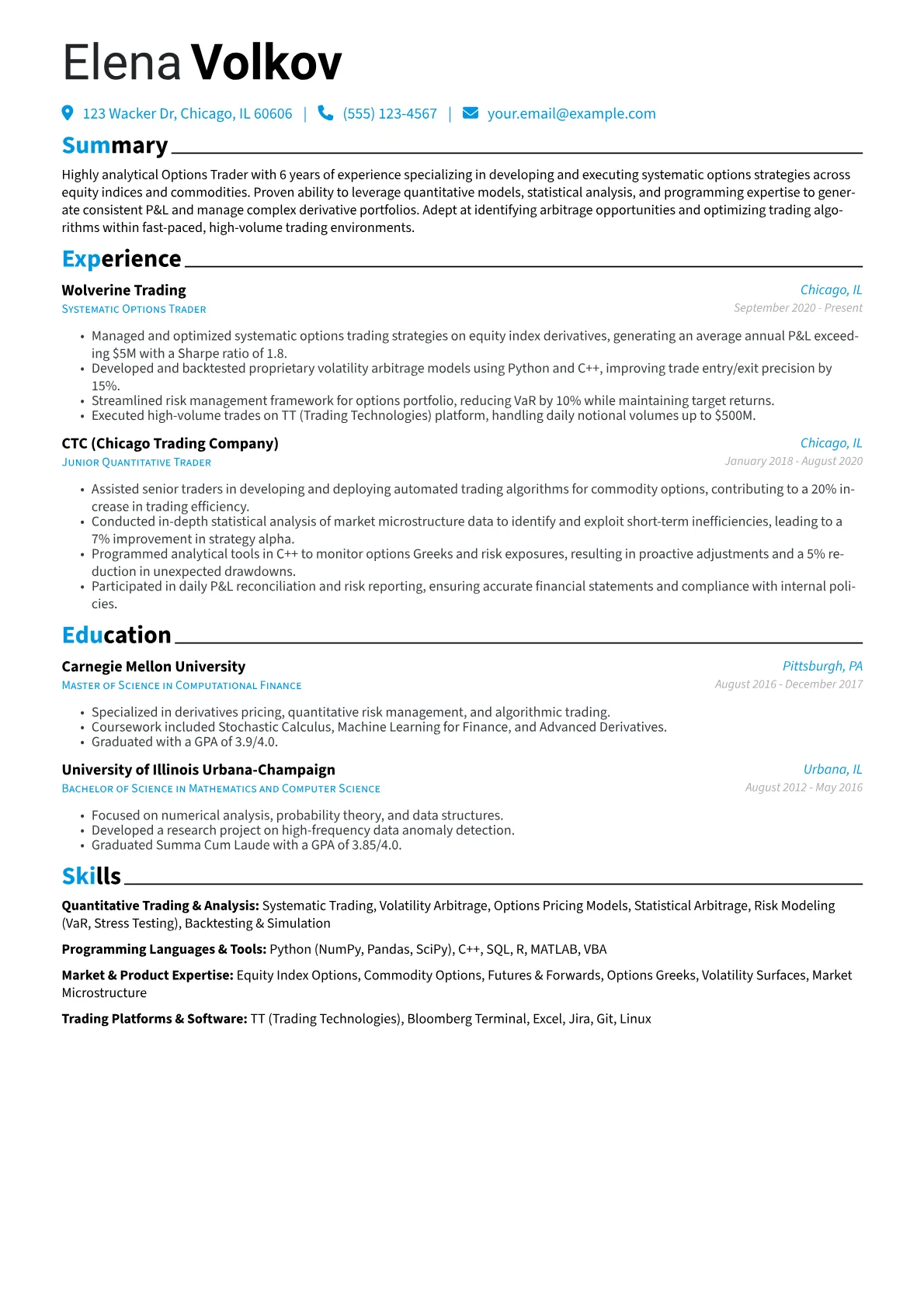 Quantitative Trading version - Page 1