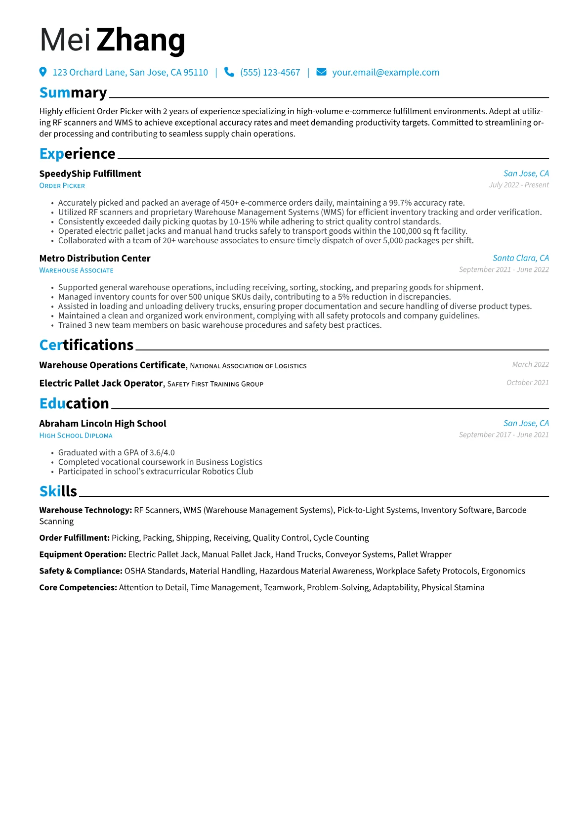 E-commerce Fulfillment version - Page 1