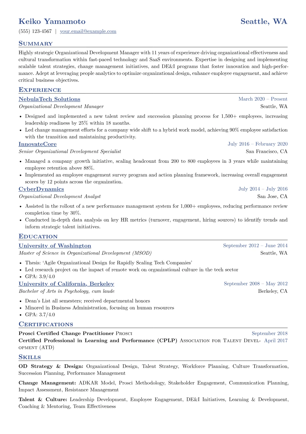 Organizational version - Page 1