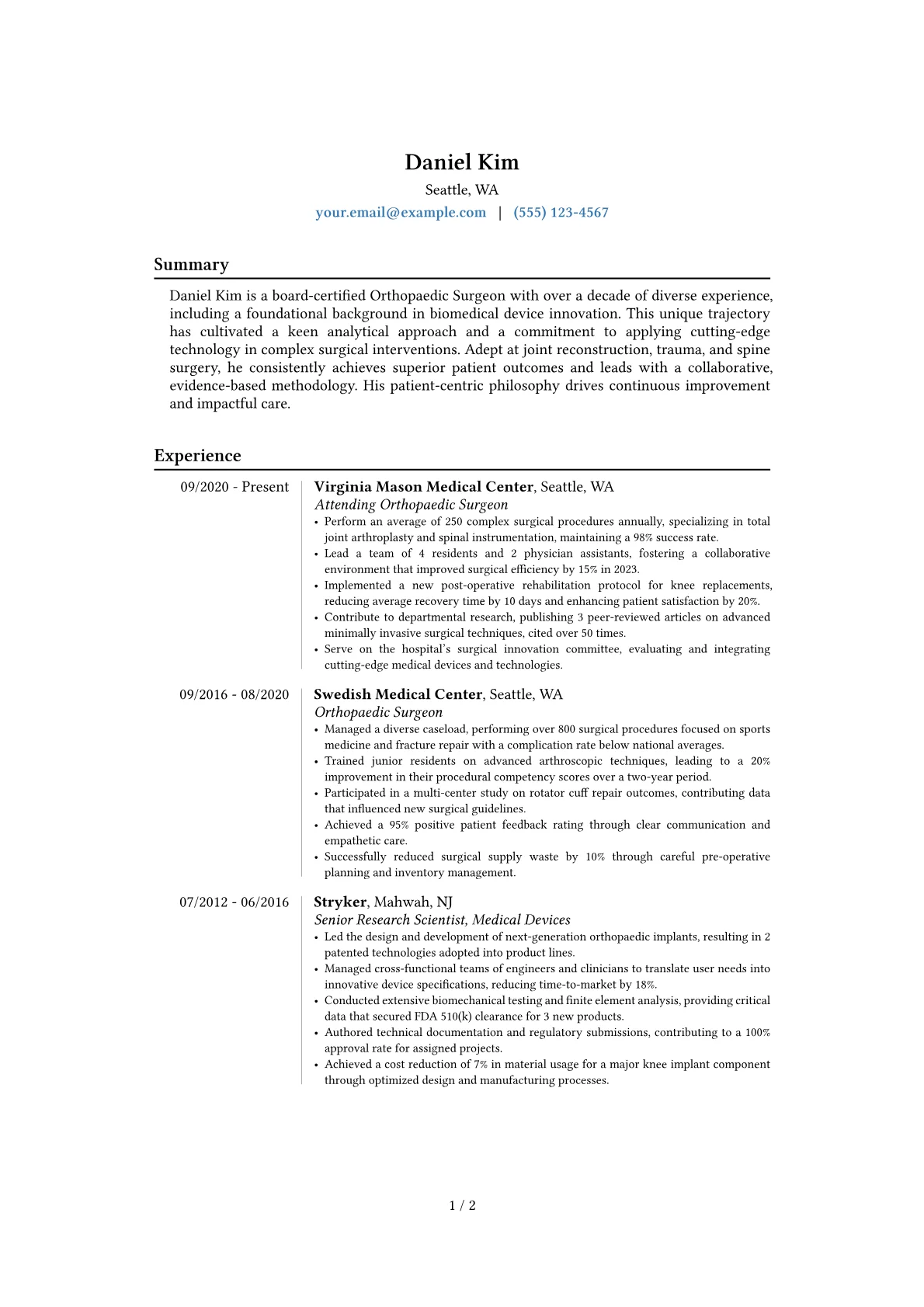 Career changer version - Page 1