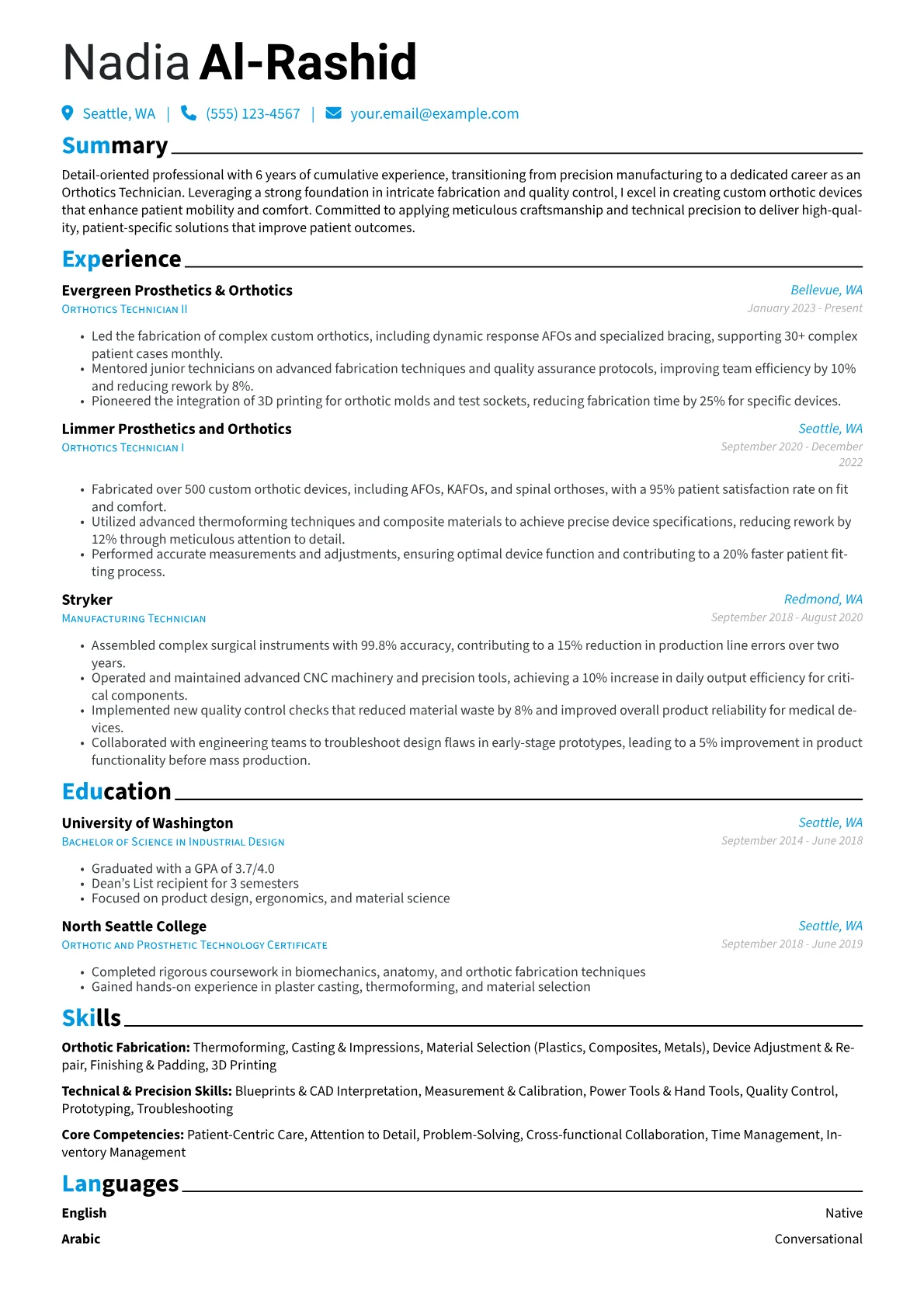 Career changer version - Page 1