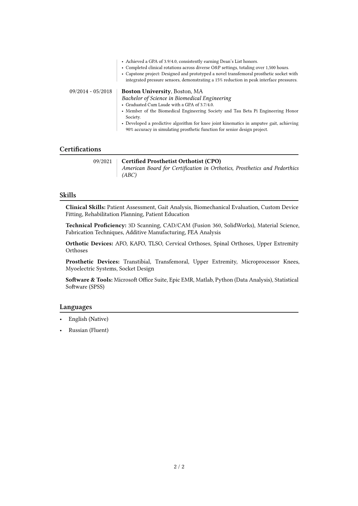 Career changer version - Page 2