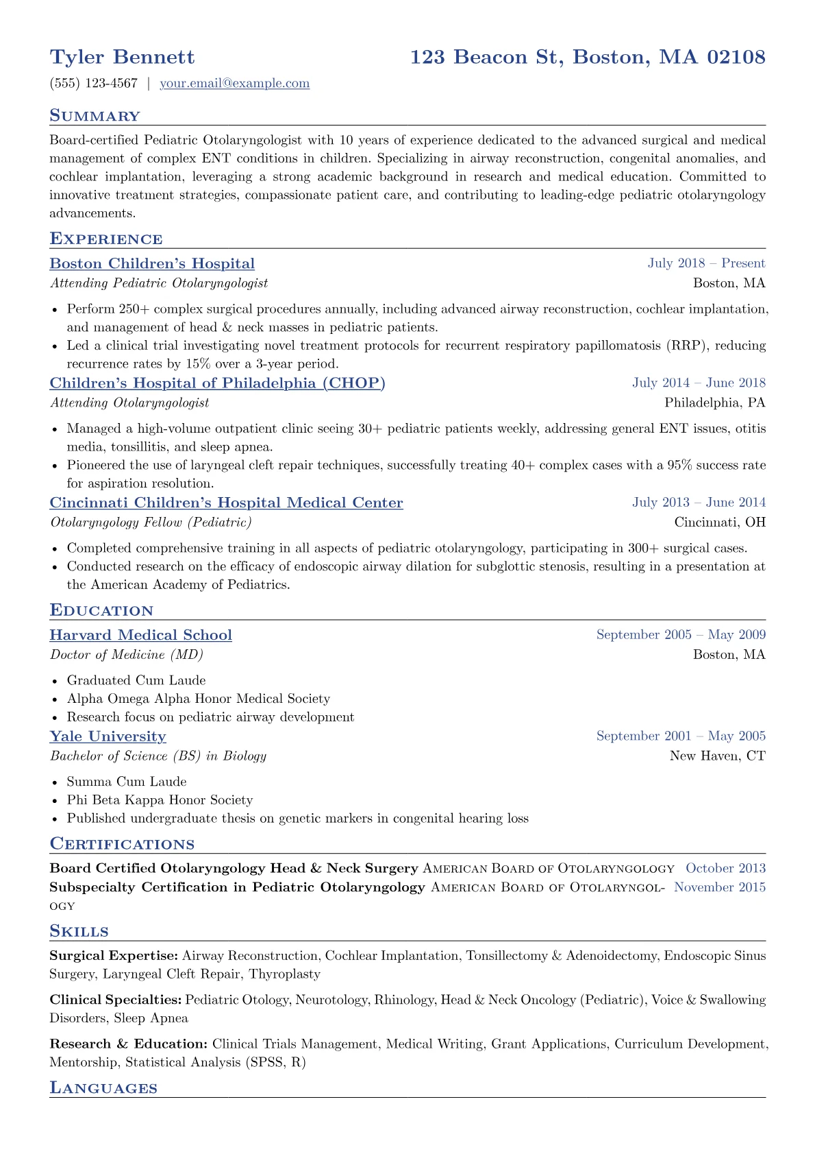 Pediatric Academic version - Page 1