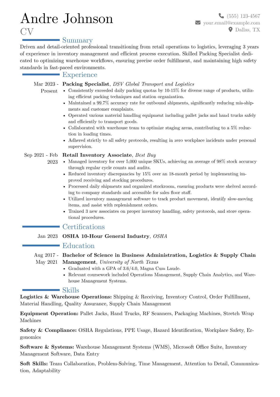 Career changer version - Page 1