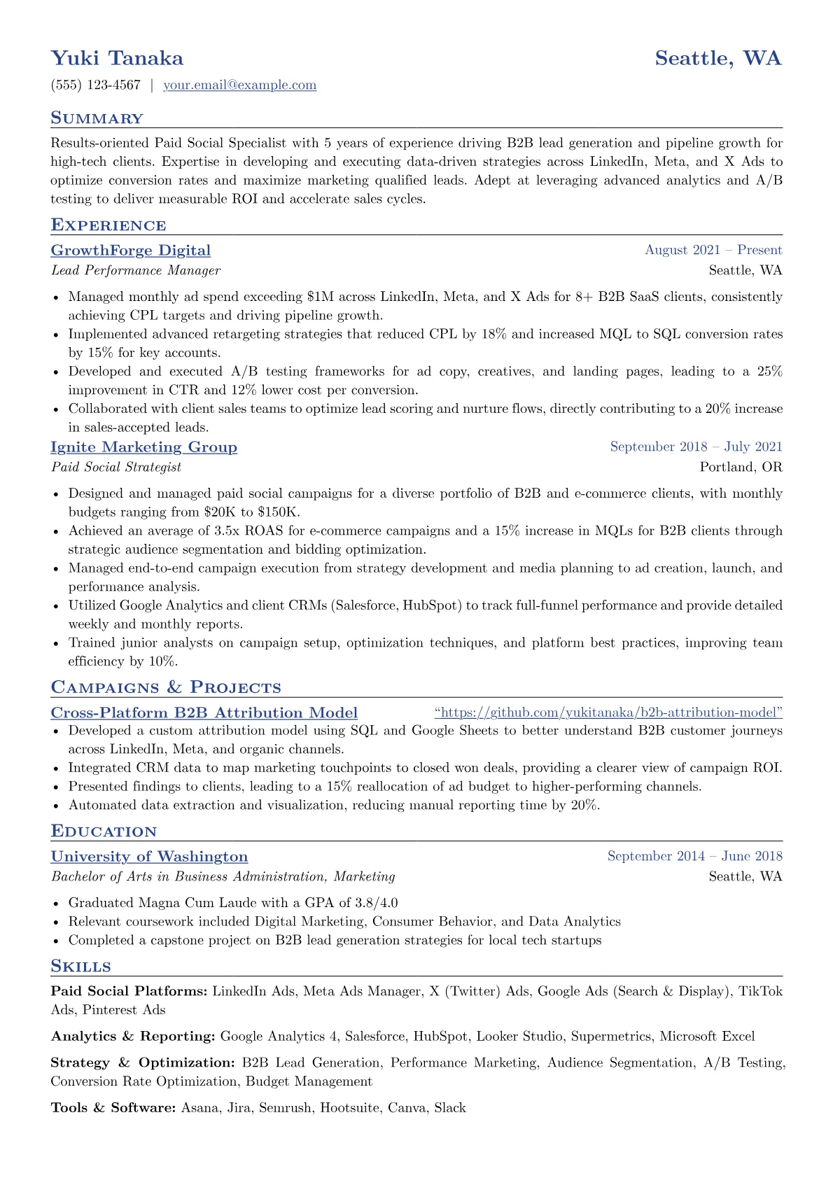 Mid-level B2B Paid version - Page 1