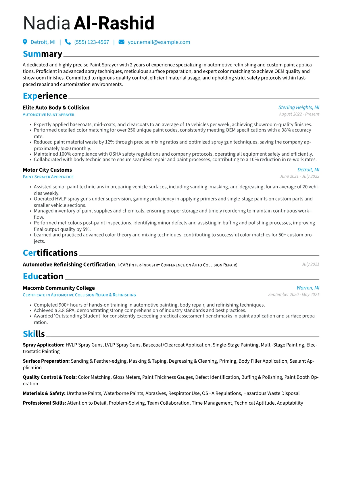 Spray Application version - Page 1