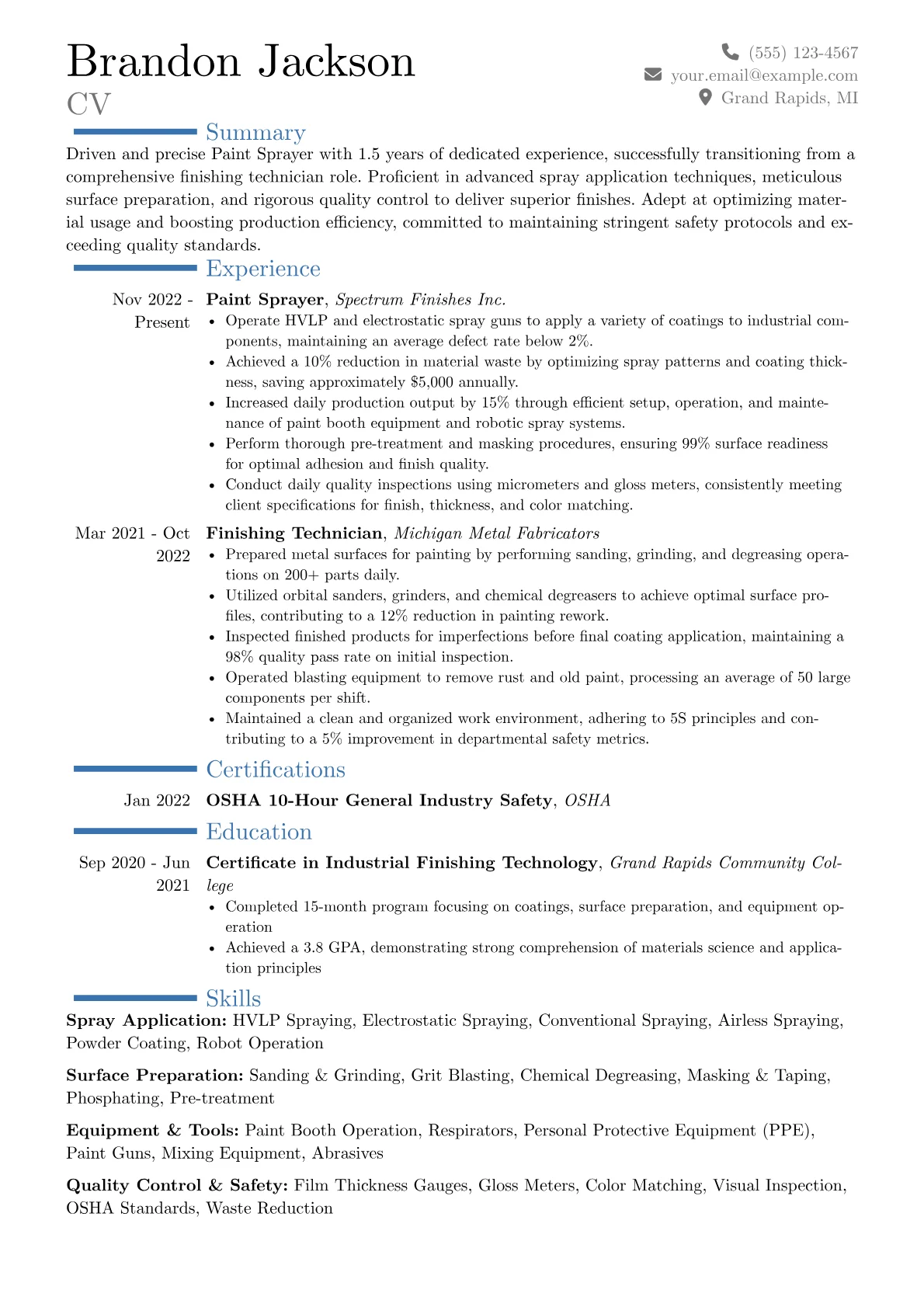 Career changer version - Page 1