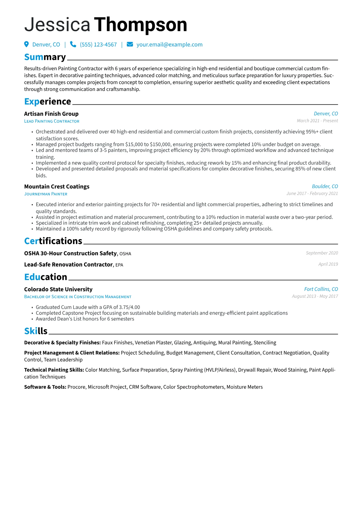 Decorative & Specialty version - Page 1