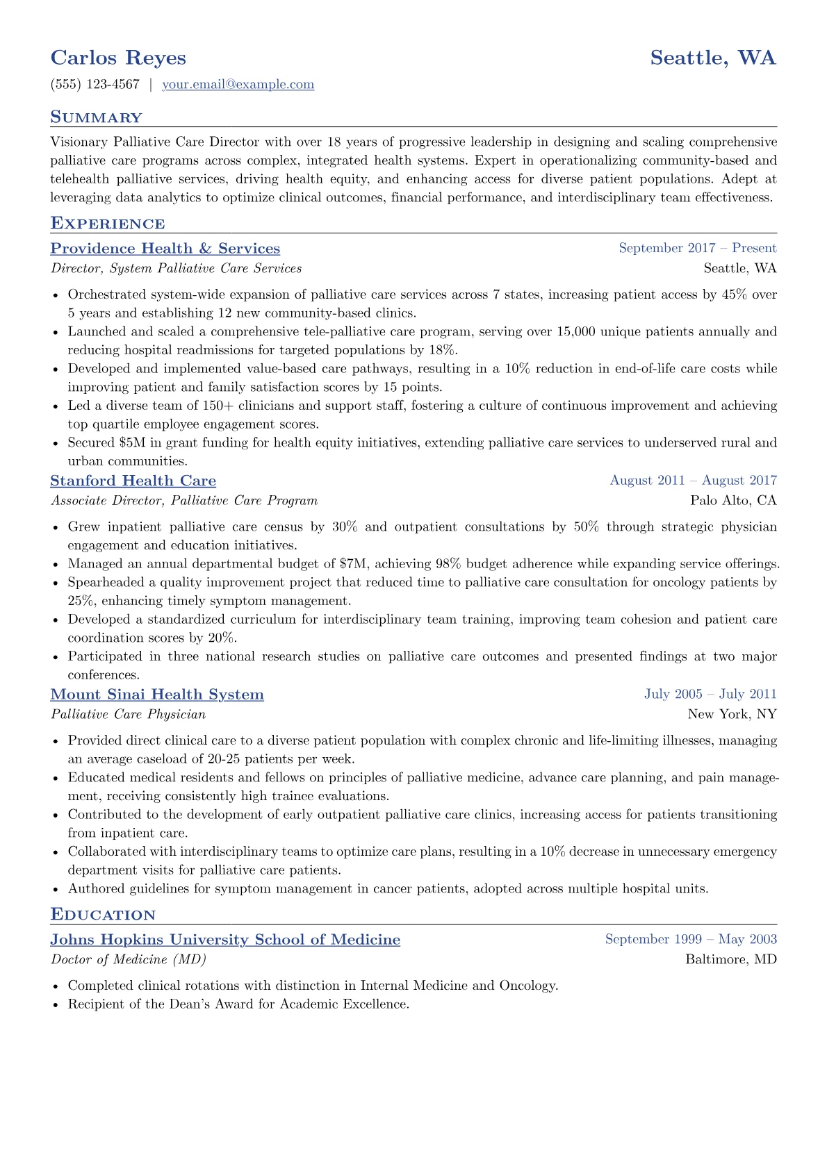 Palliative Care Director version - Page 1