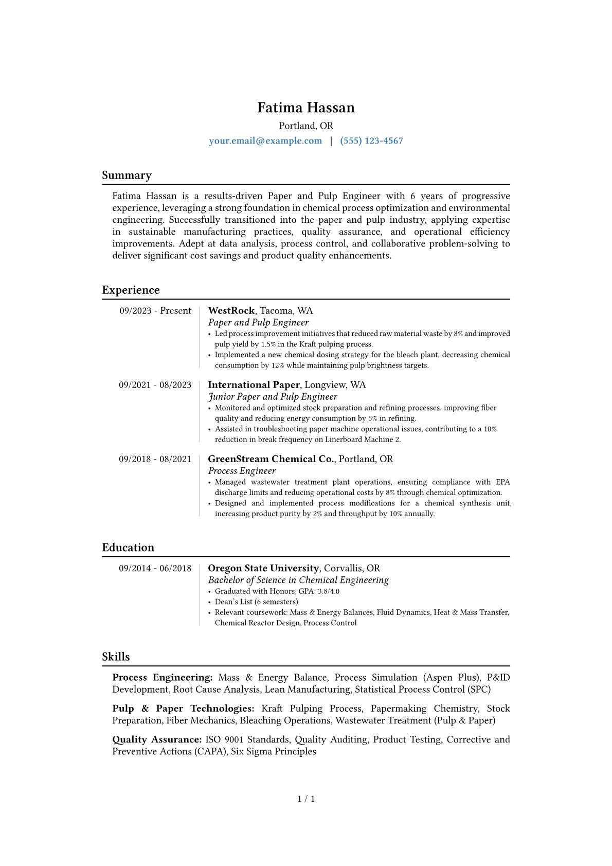 Career changer version - Page 1