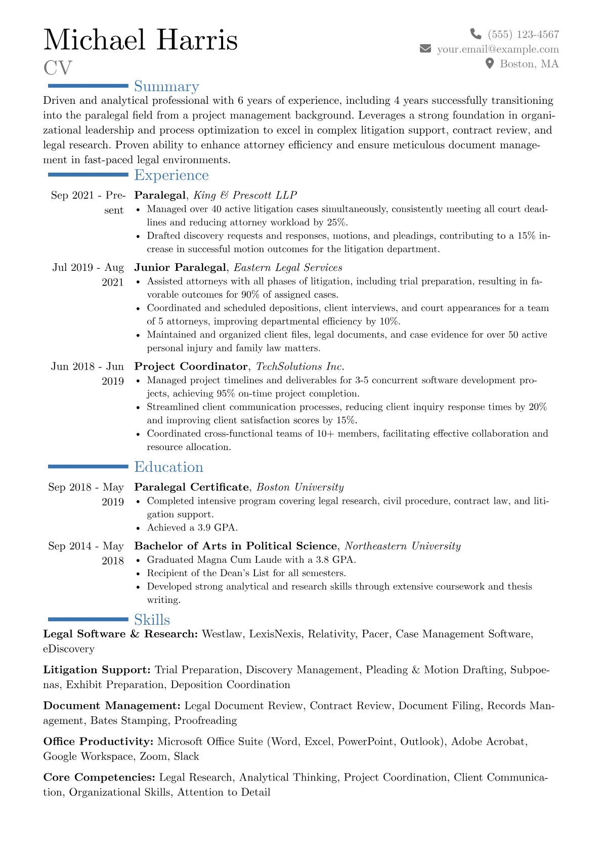 Career changer version - Page 1