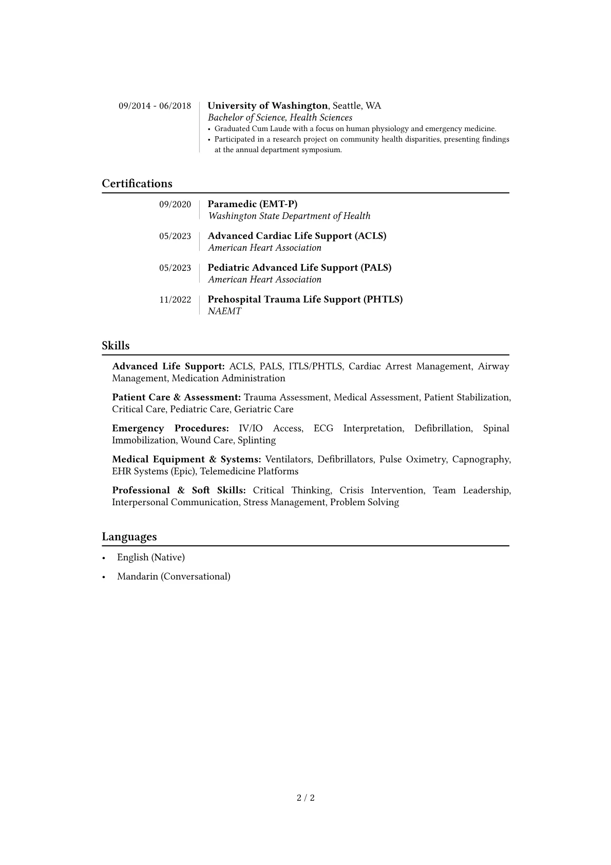 Career changer version - Page 2