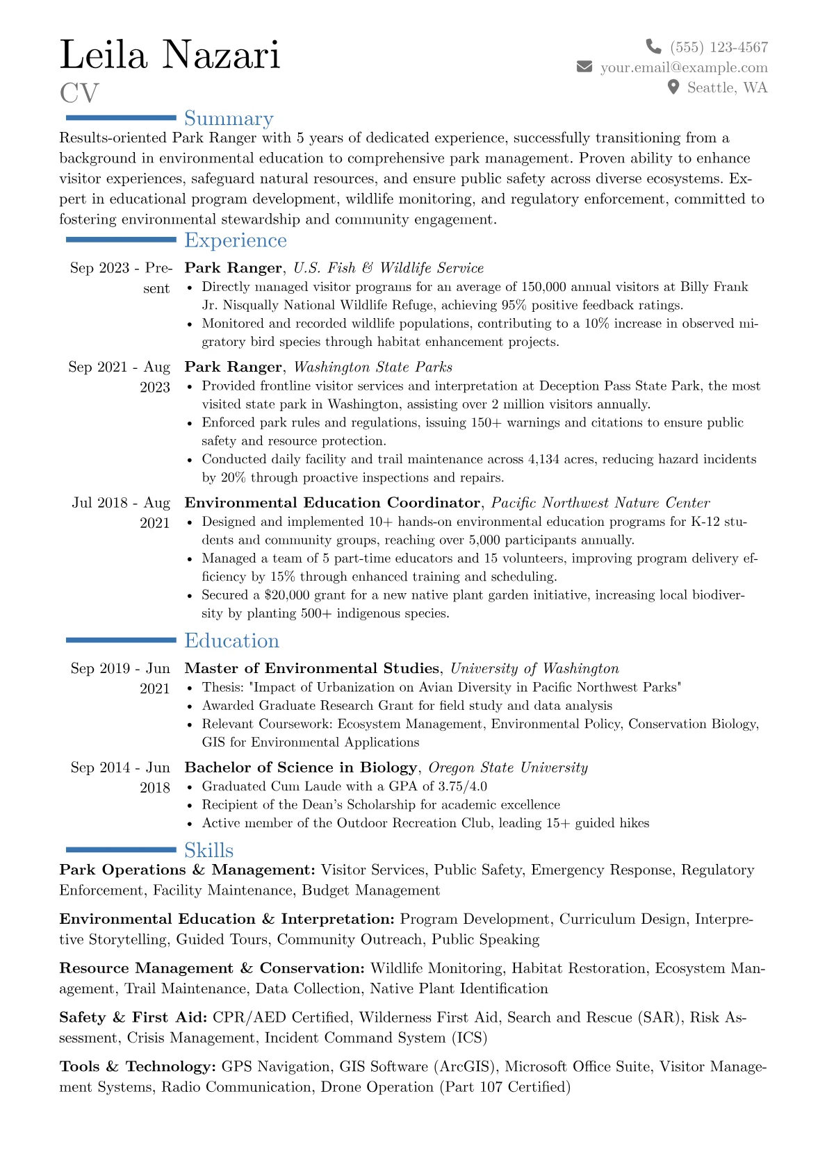 Career changer version - Page 1