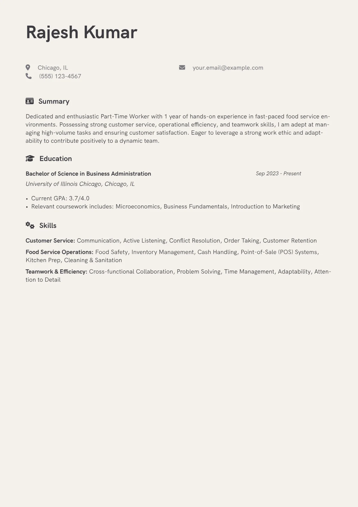 Customer Service version - Page 1