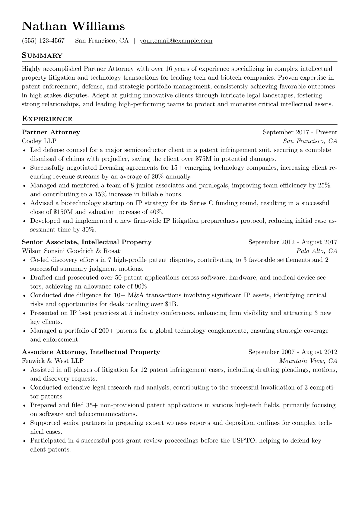 Partner Attorney version - Page 1