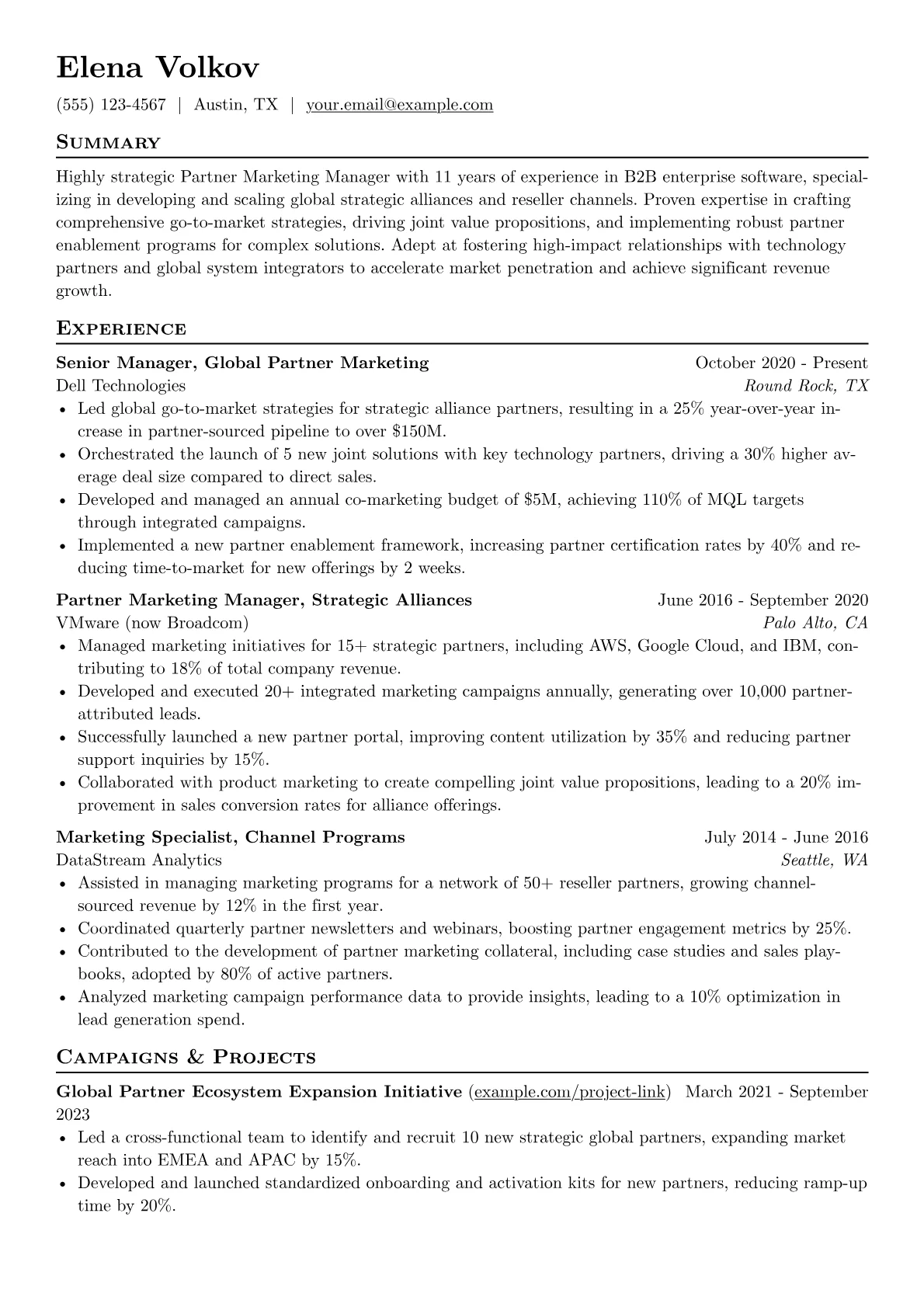 Enterprise Strategic version - Page 1