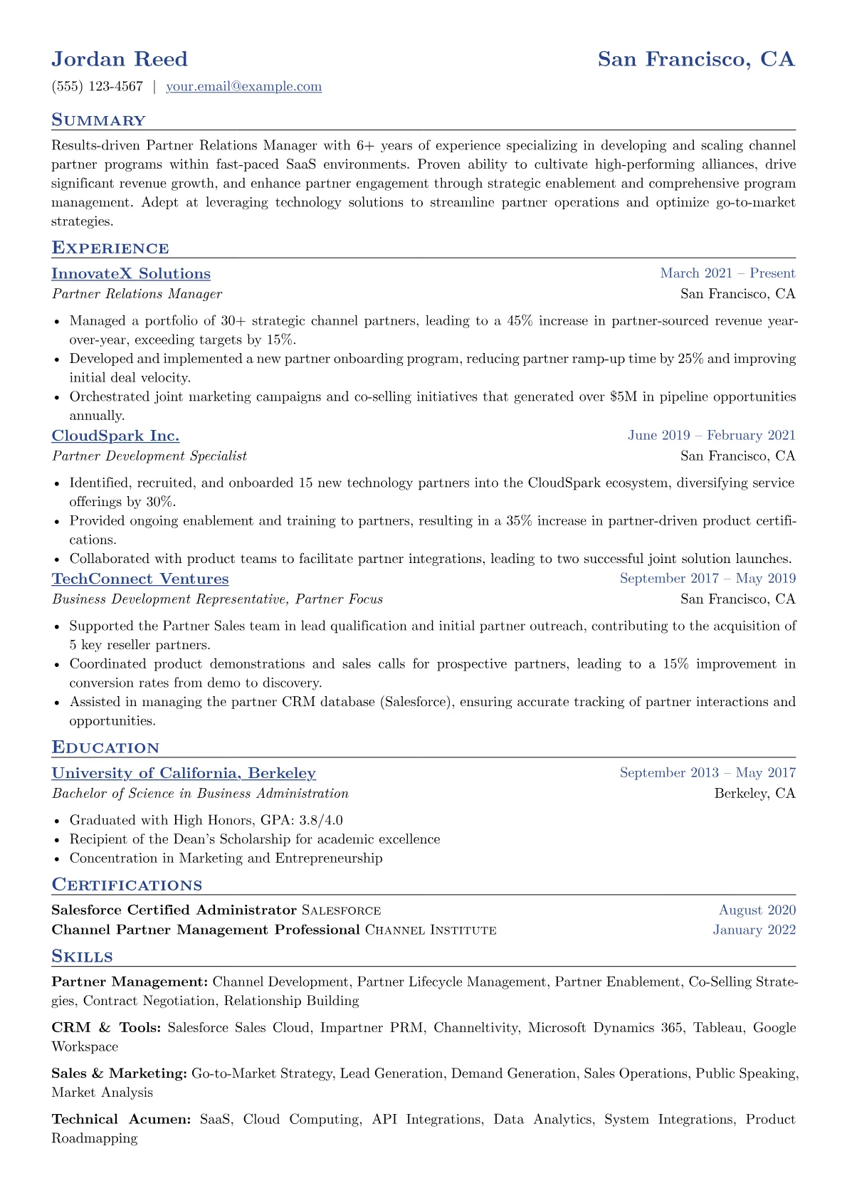 SaaS Channel Partnerships version - Page 1