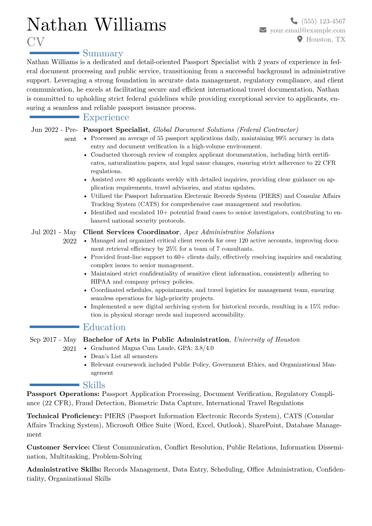 Career changer version - Page 1