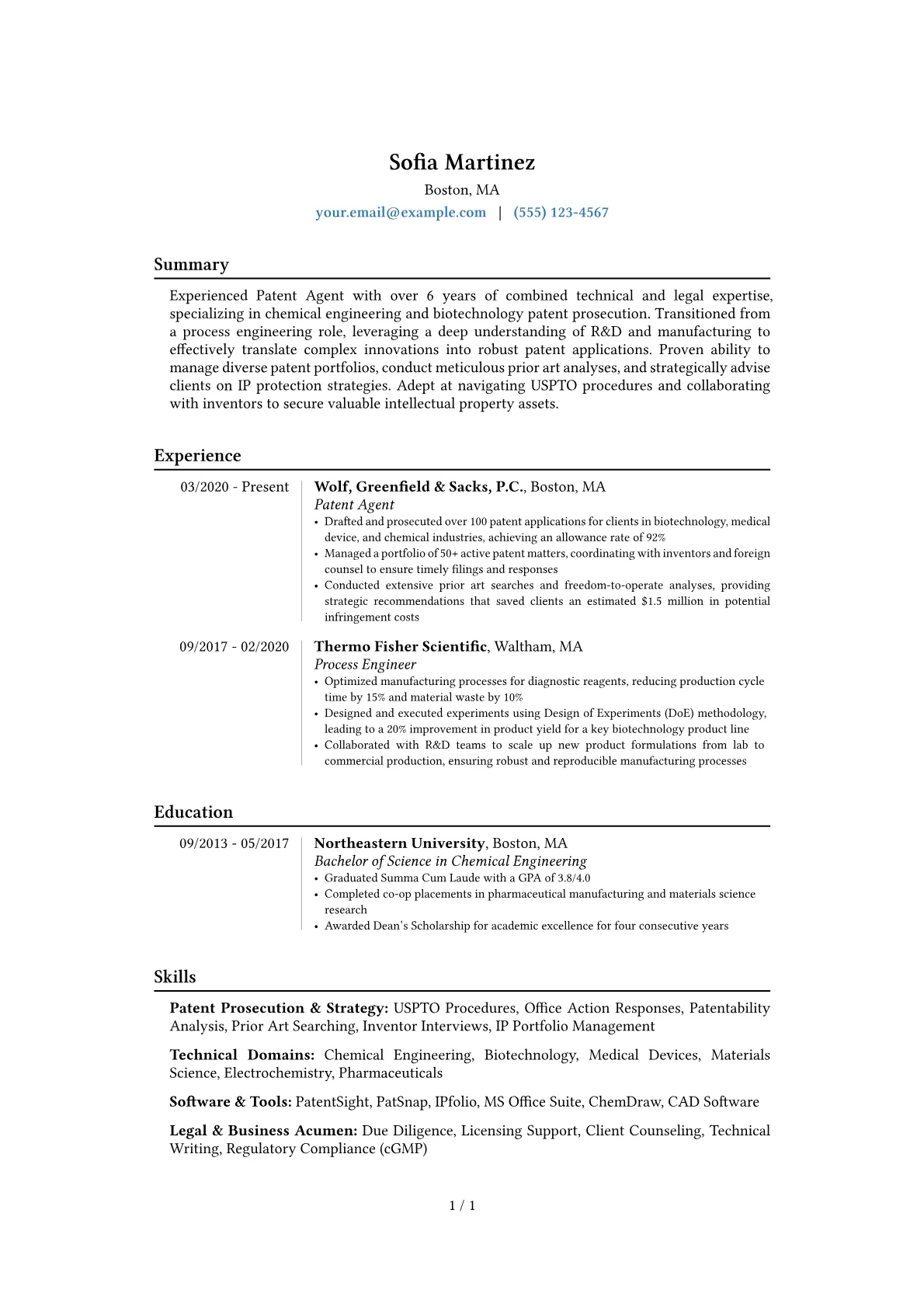 Career changer version - Page 1