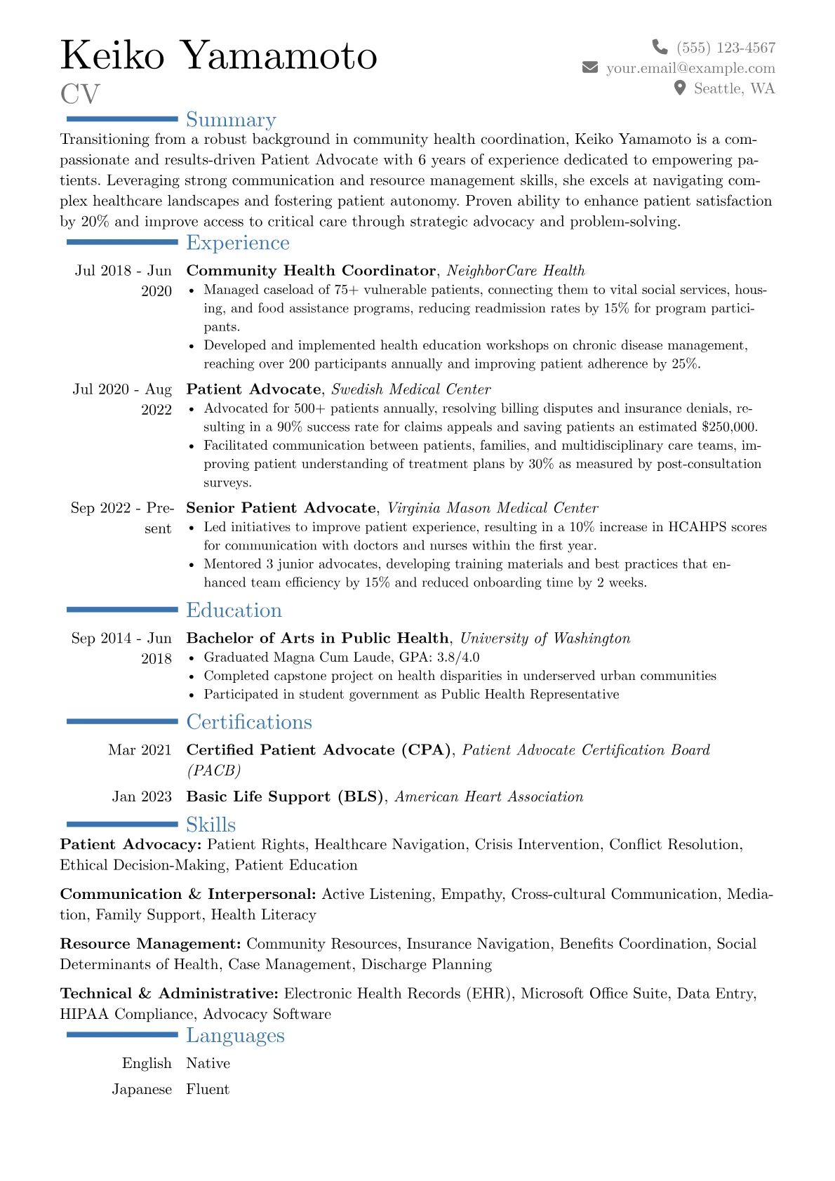 Career changer version - Page 1