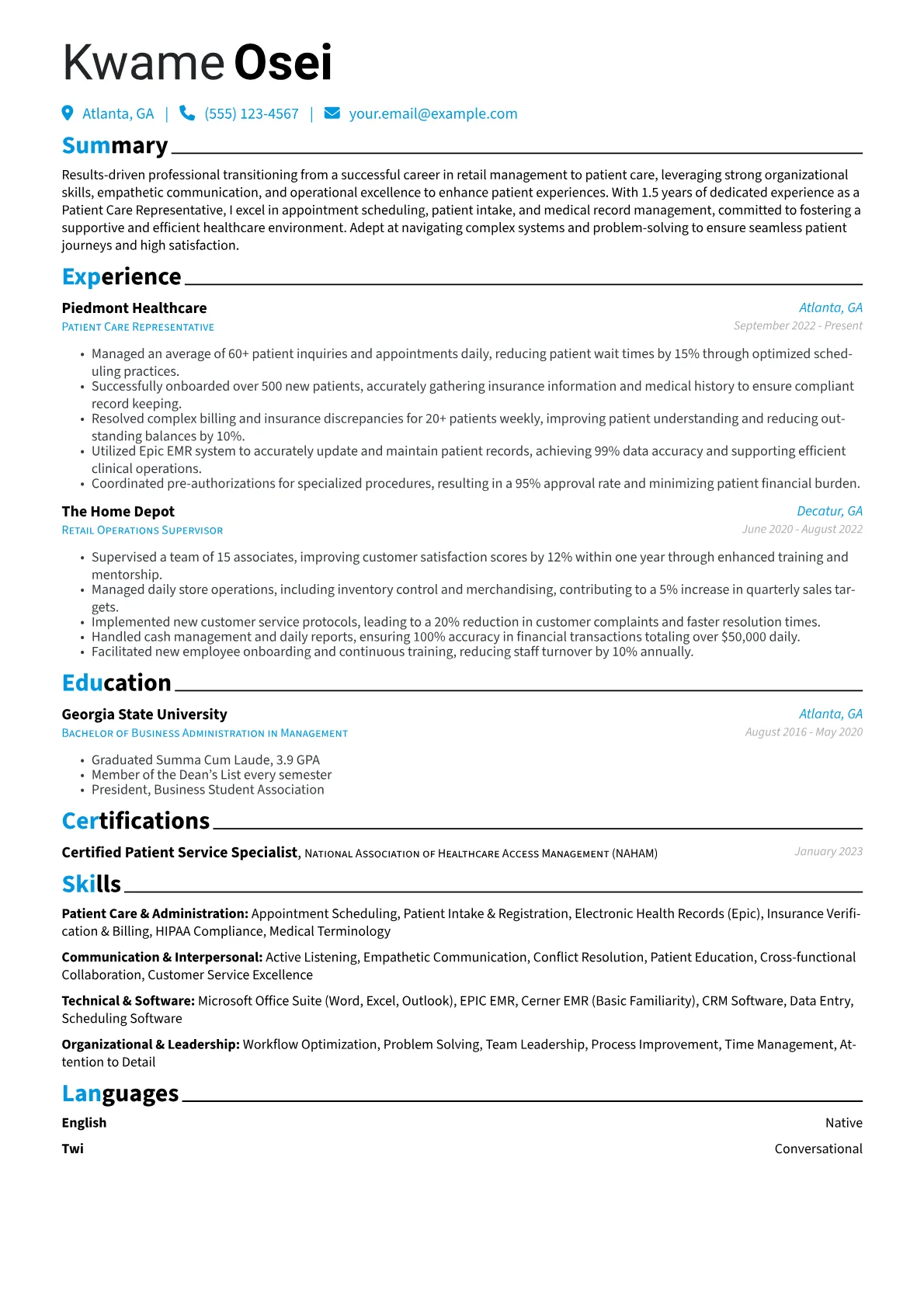 Career changer version - Page 1