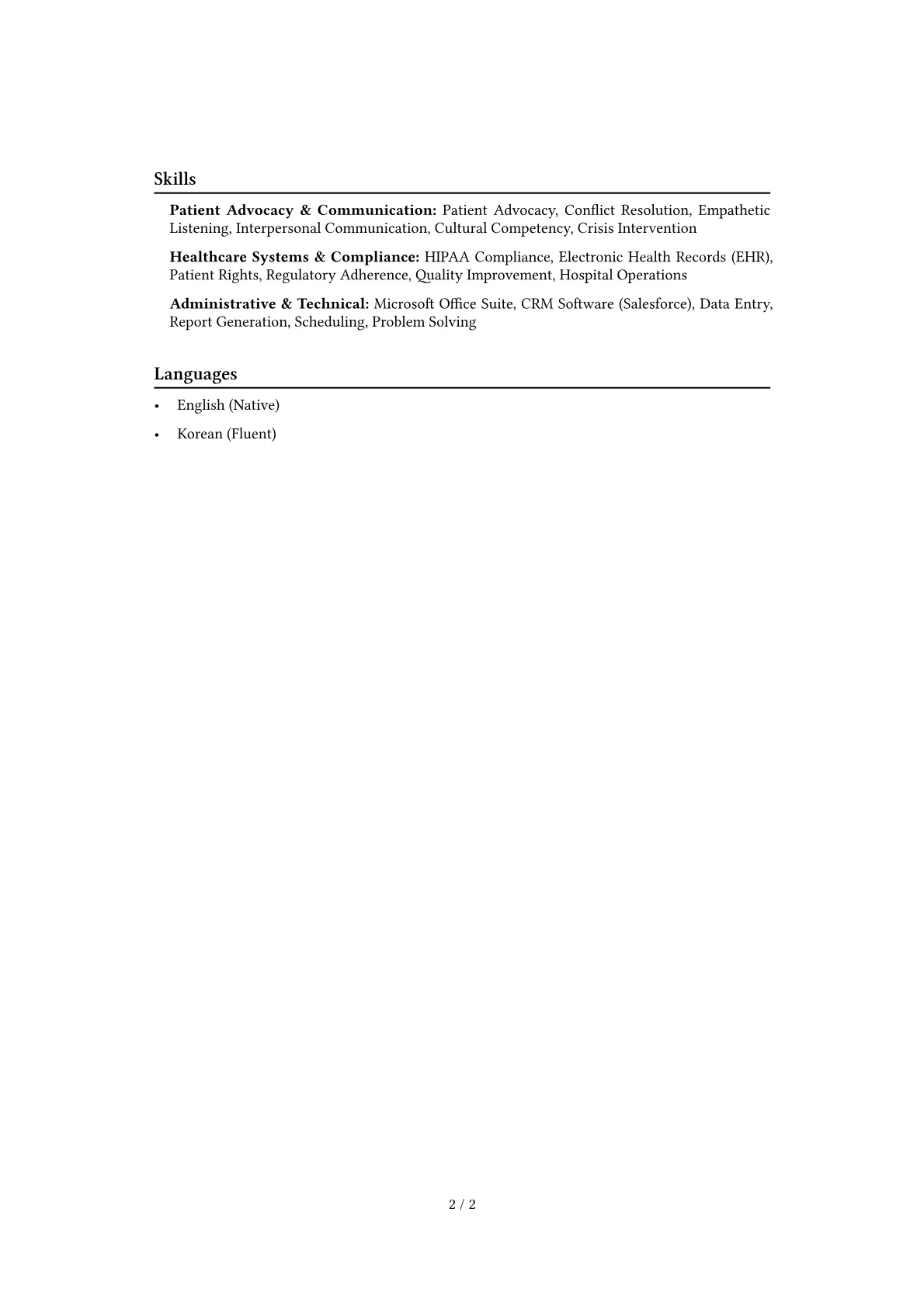 Career changer version - Page 2