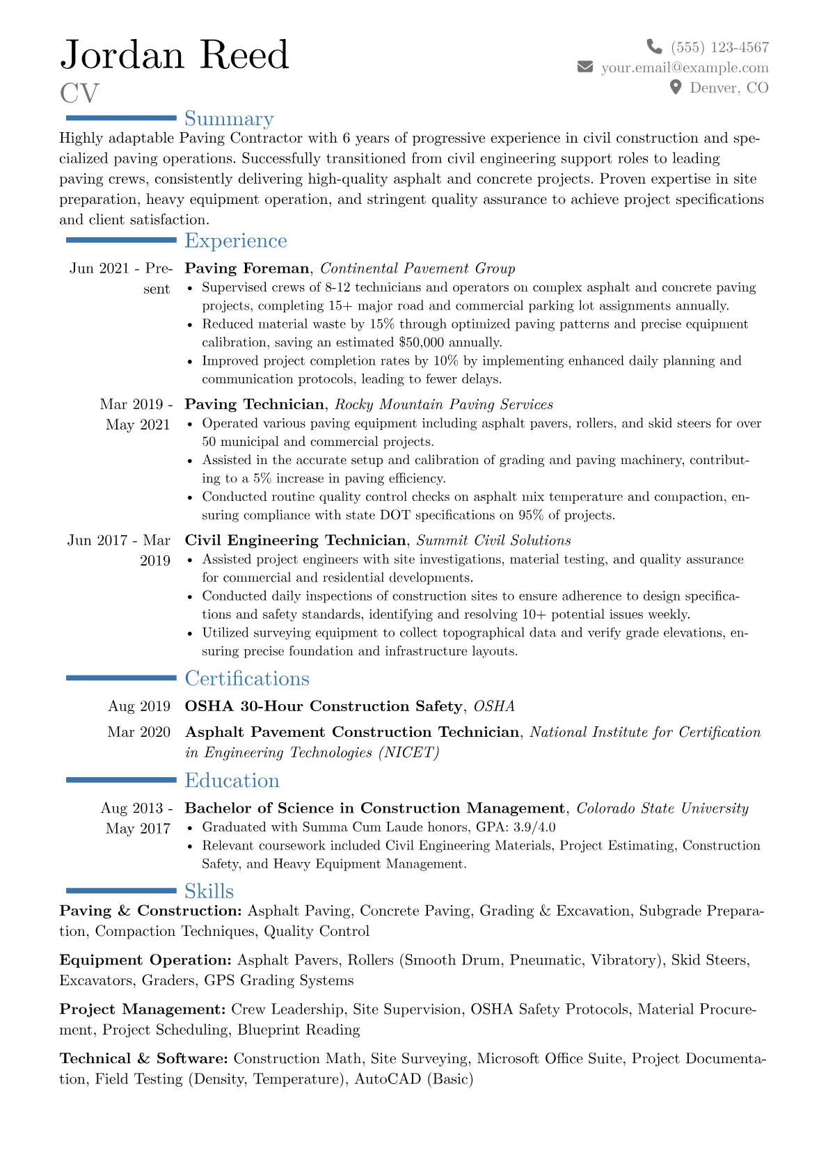 Career changer version - Page 1