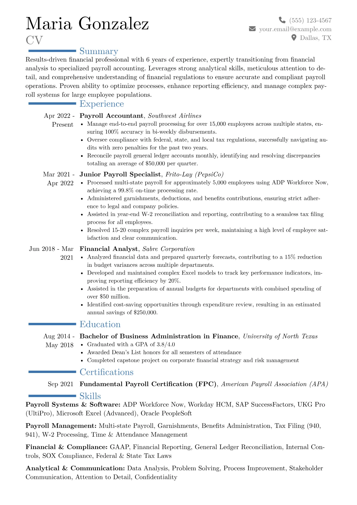 Career changer version - Page 1