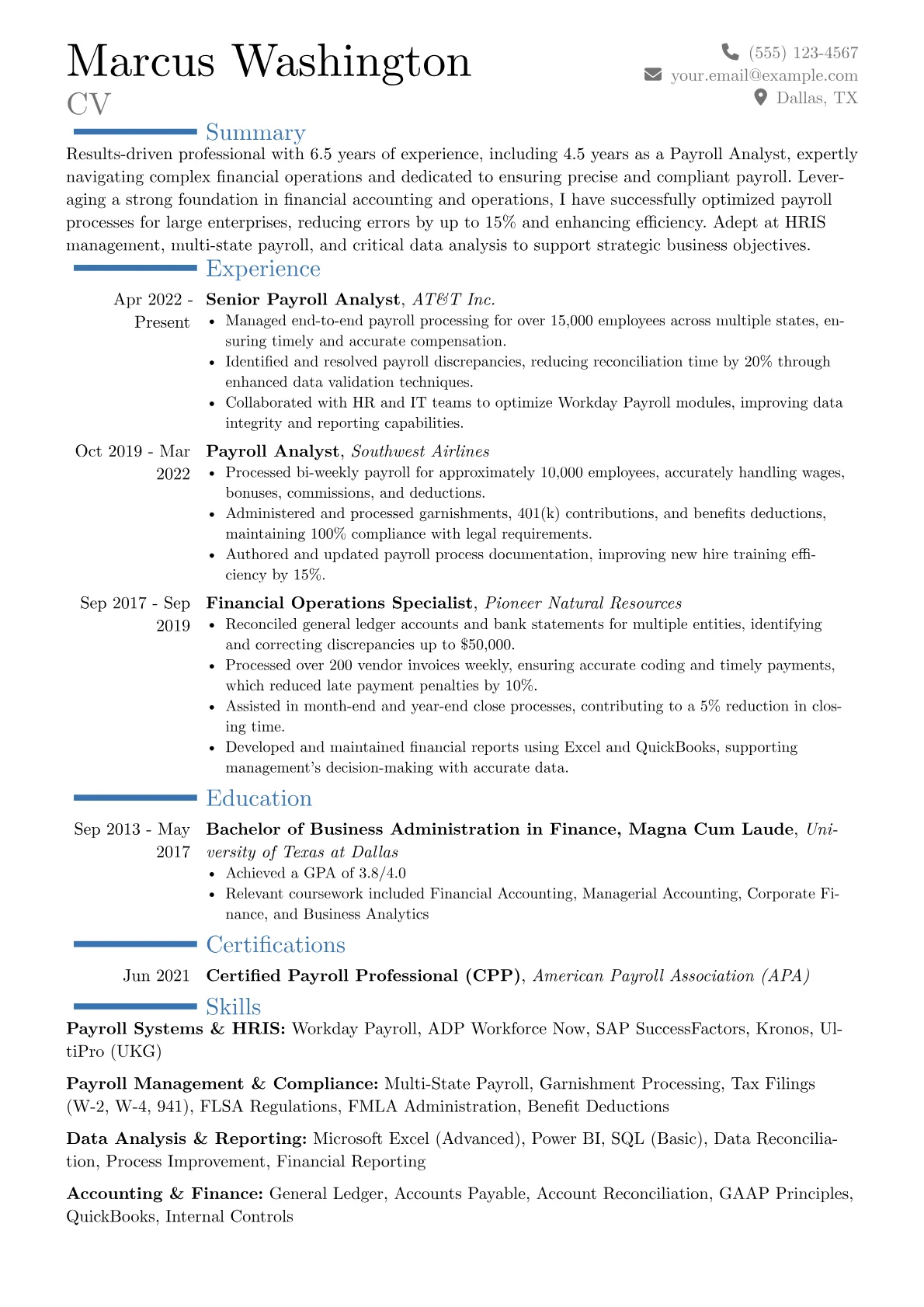 Career changer version - Page 1