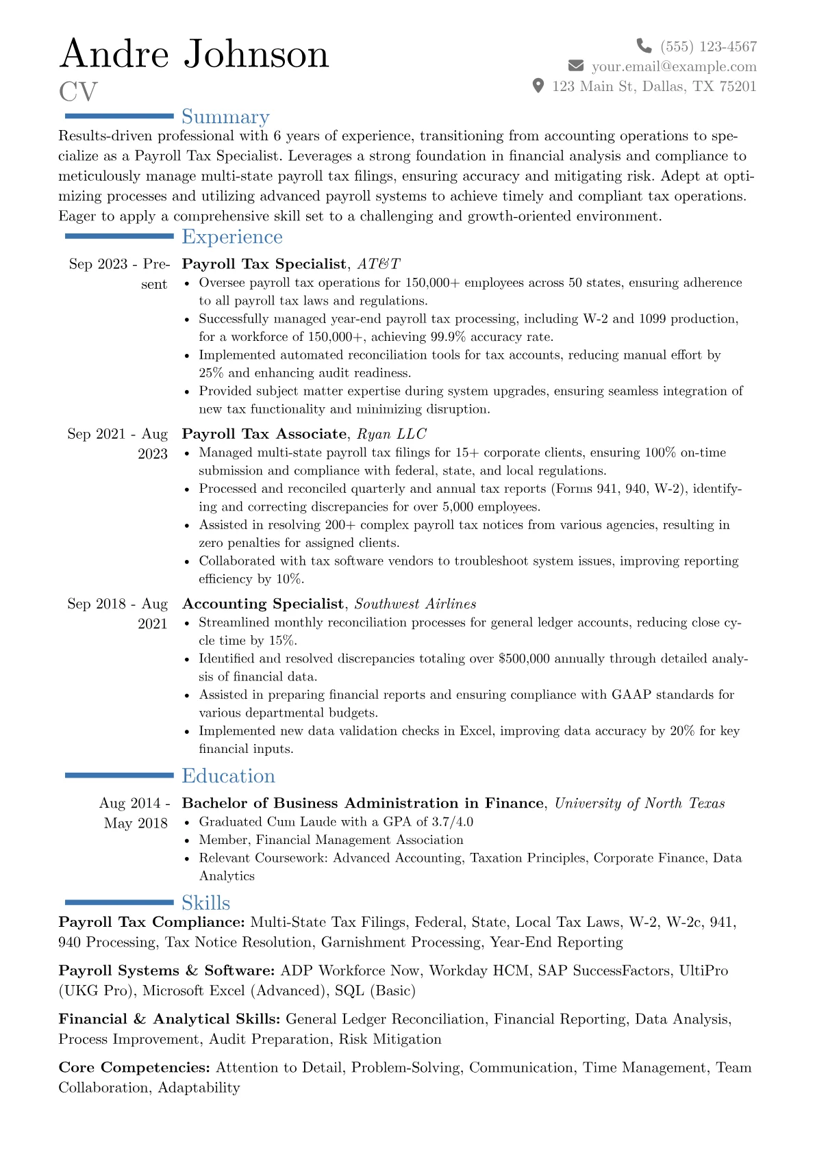 Career changer version - Page 1