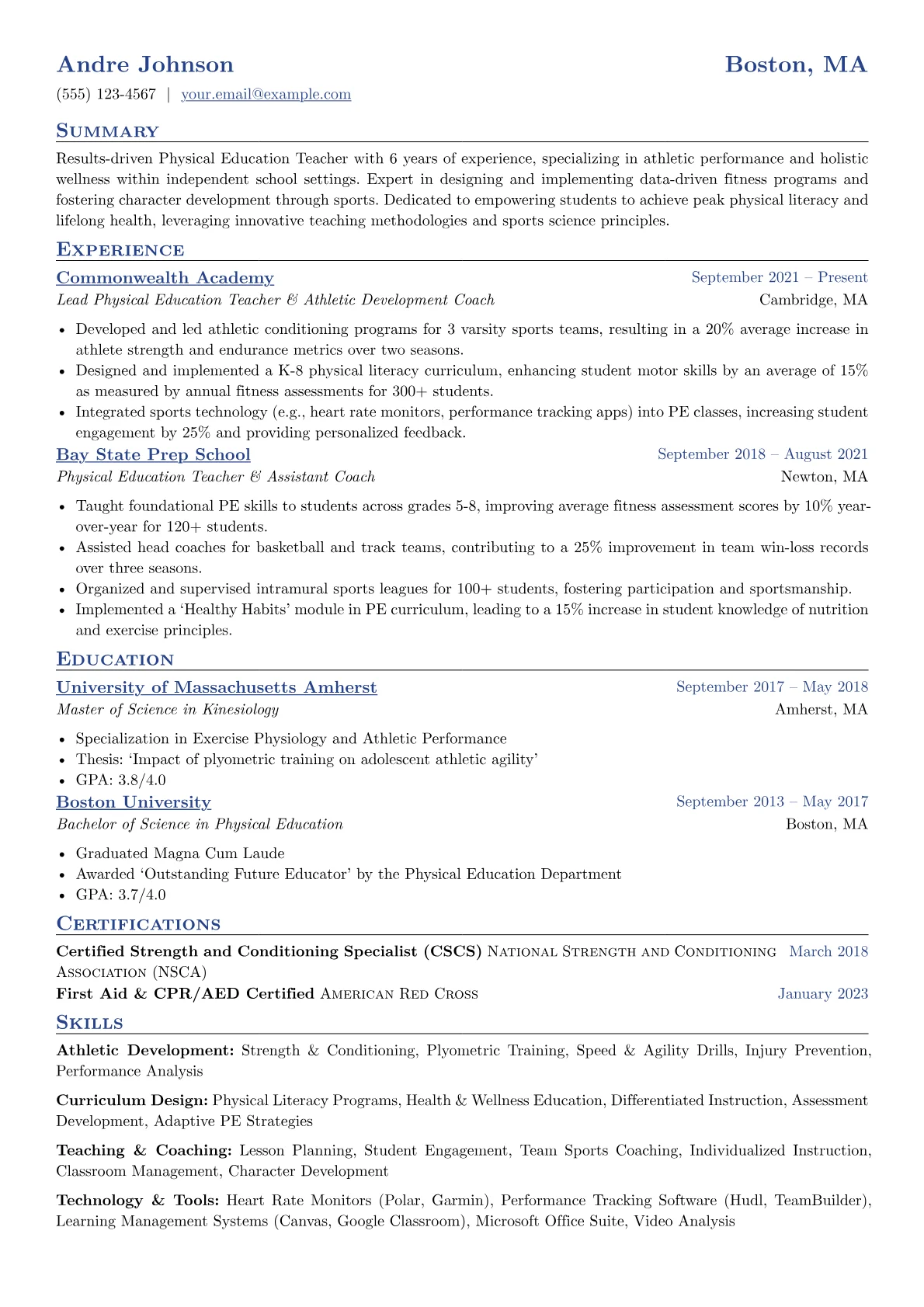 PE Teacher - Athletic version - Page 1