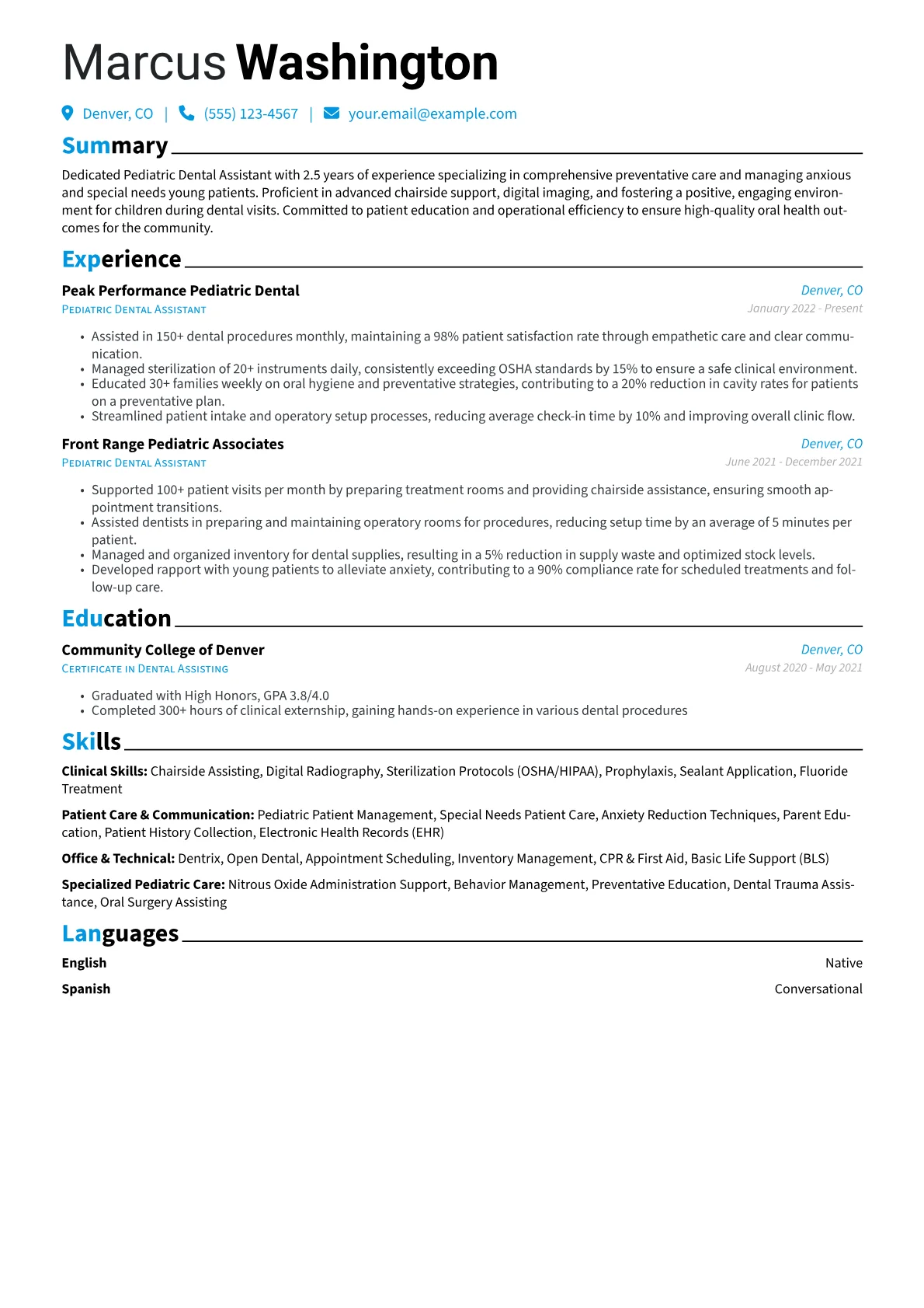 Clinical Skills version - Page 1