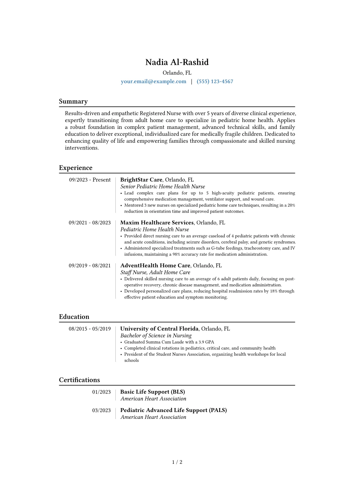 Career changer version - Page 1