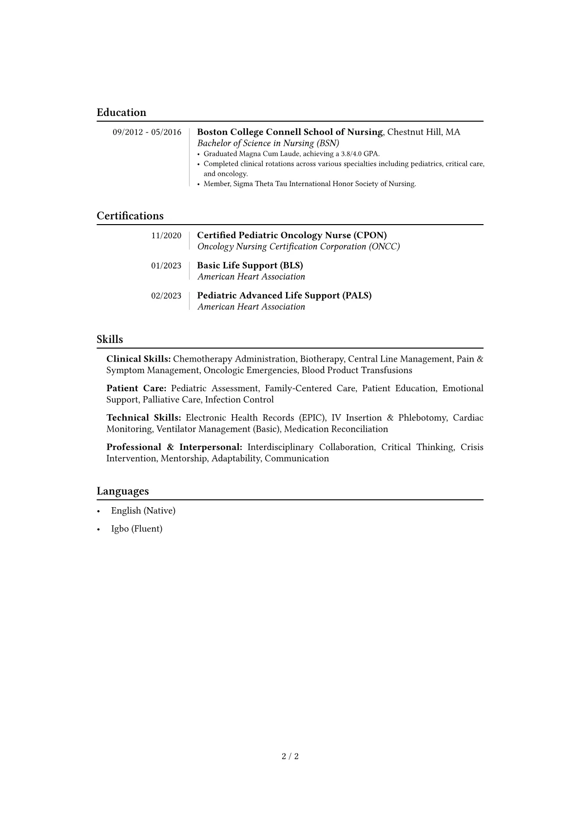 Career changer version - Page 2