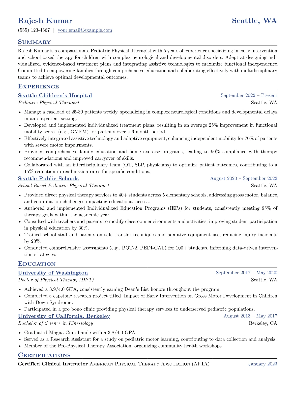 Pediatric PT - Early version - Page 1