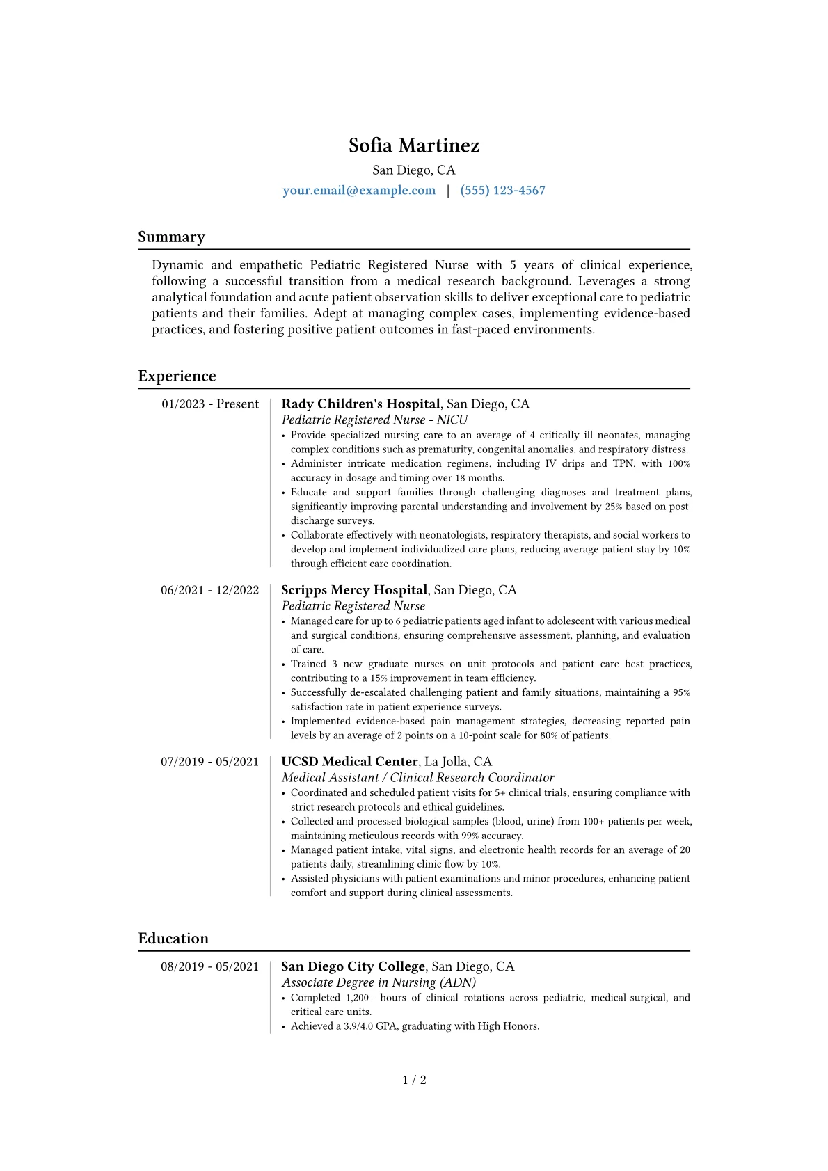 Career changer version - Page 1