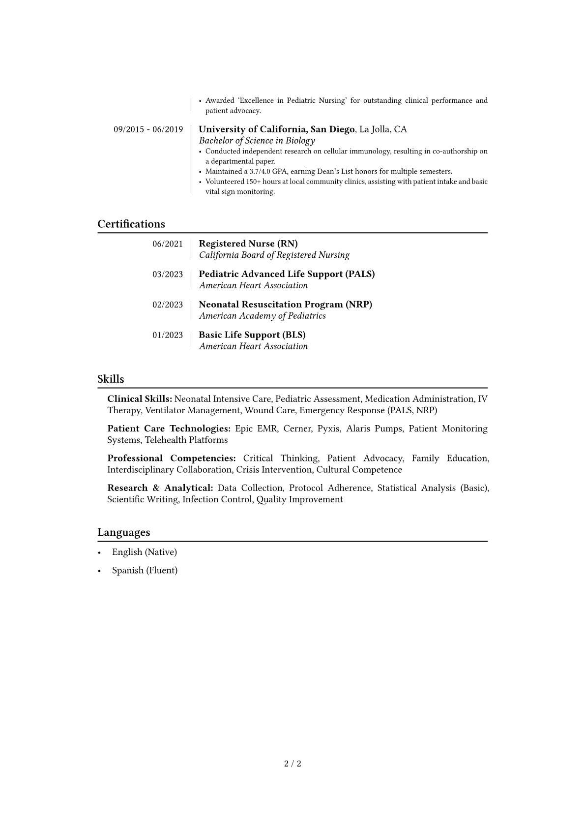 Career changer version - Page 2