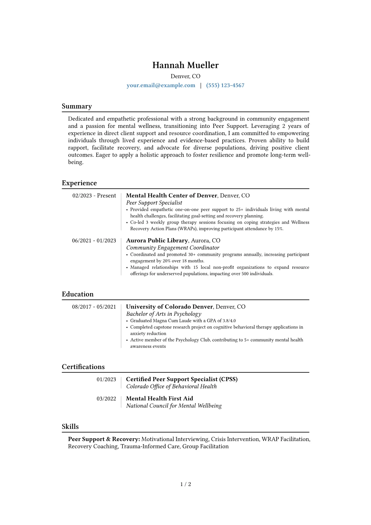 Career changer version - Page 1